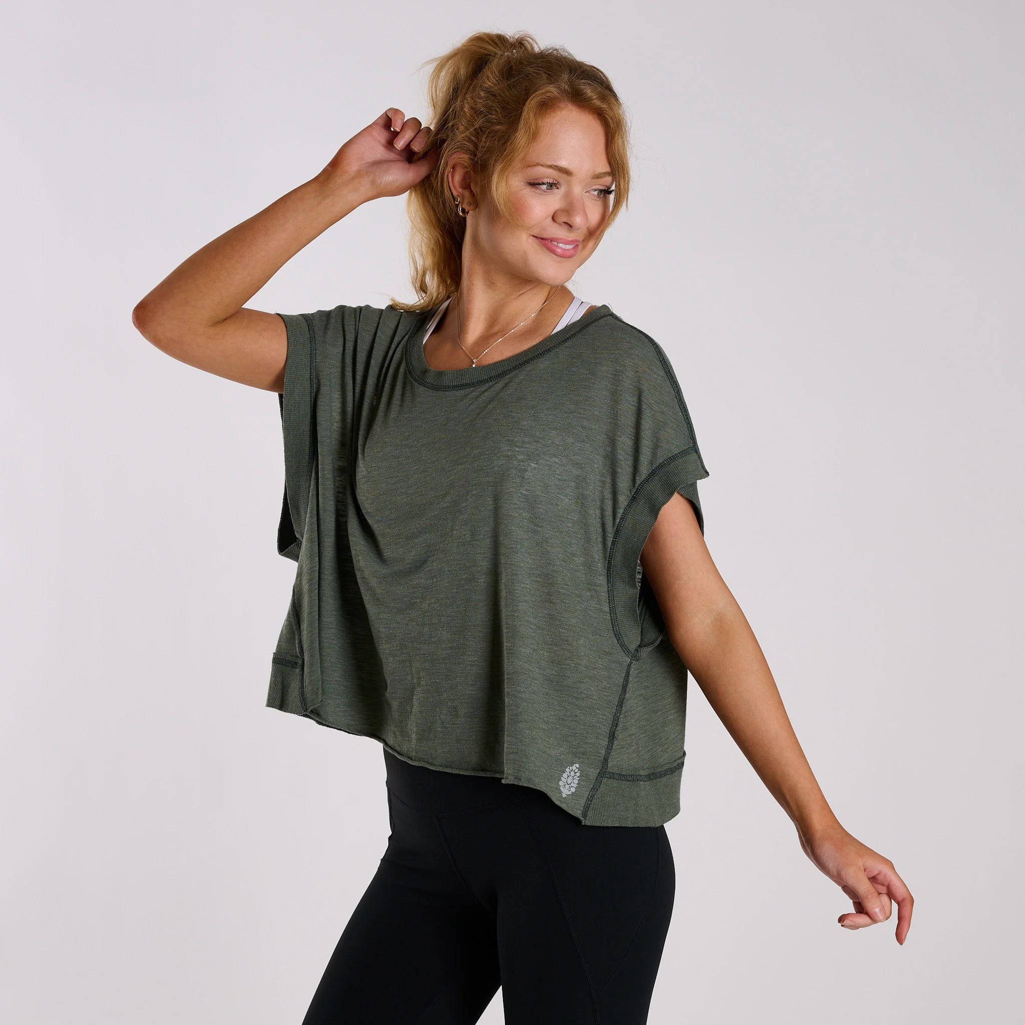 FP Movement My Time Tee in Ivy - Image 3