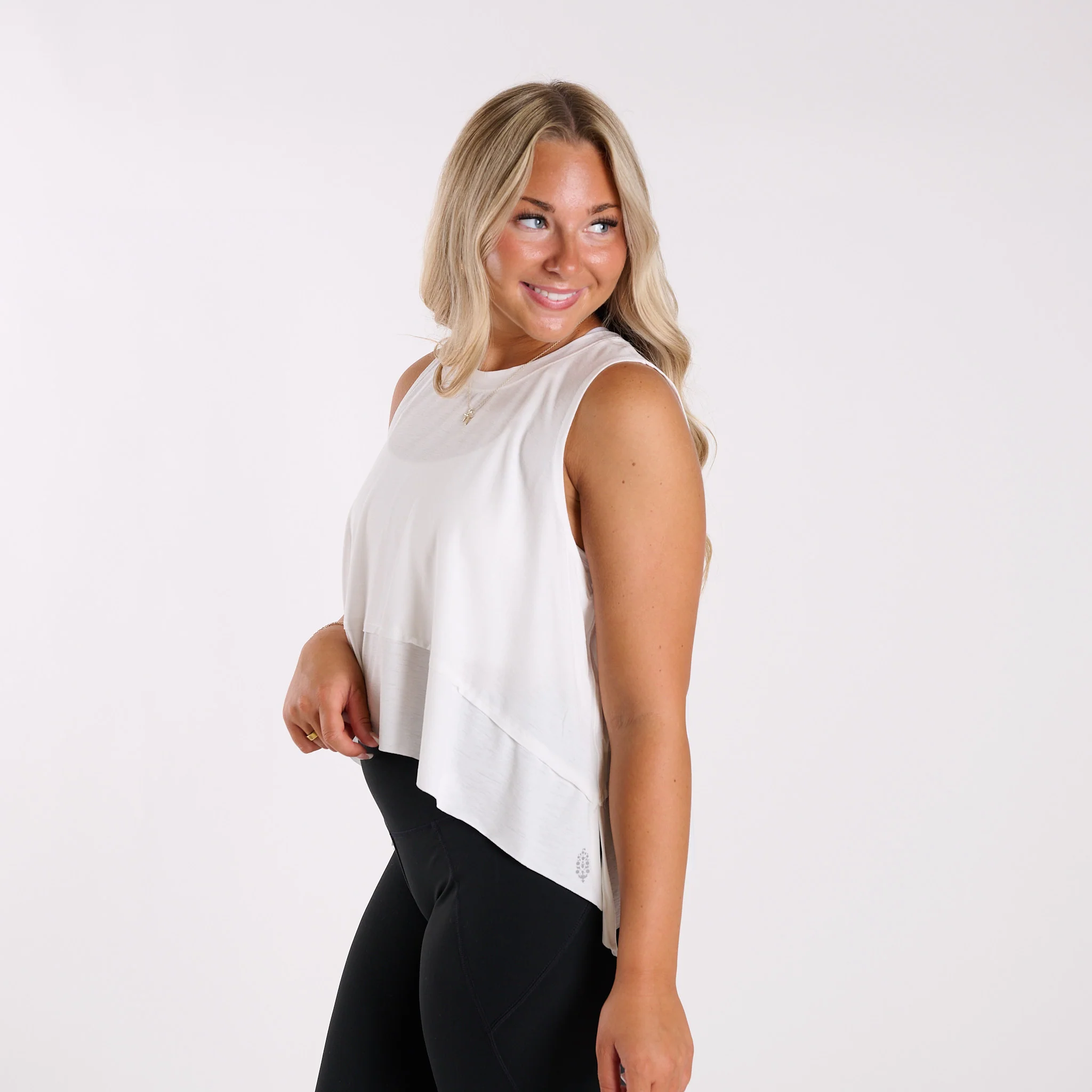 FP Movement Tempo Tank in White - Image 3