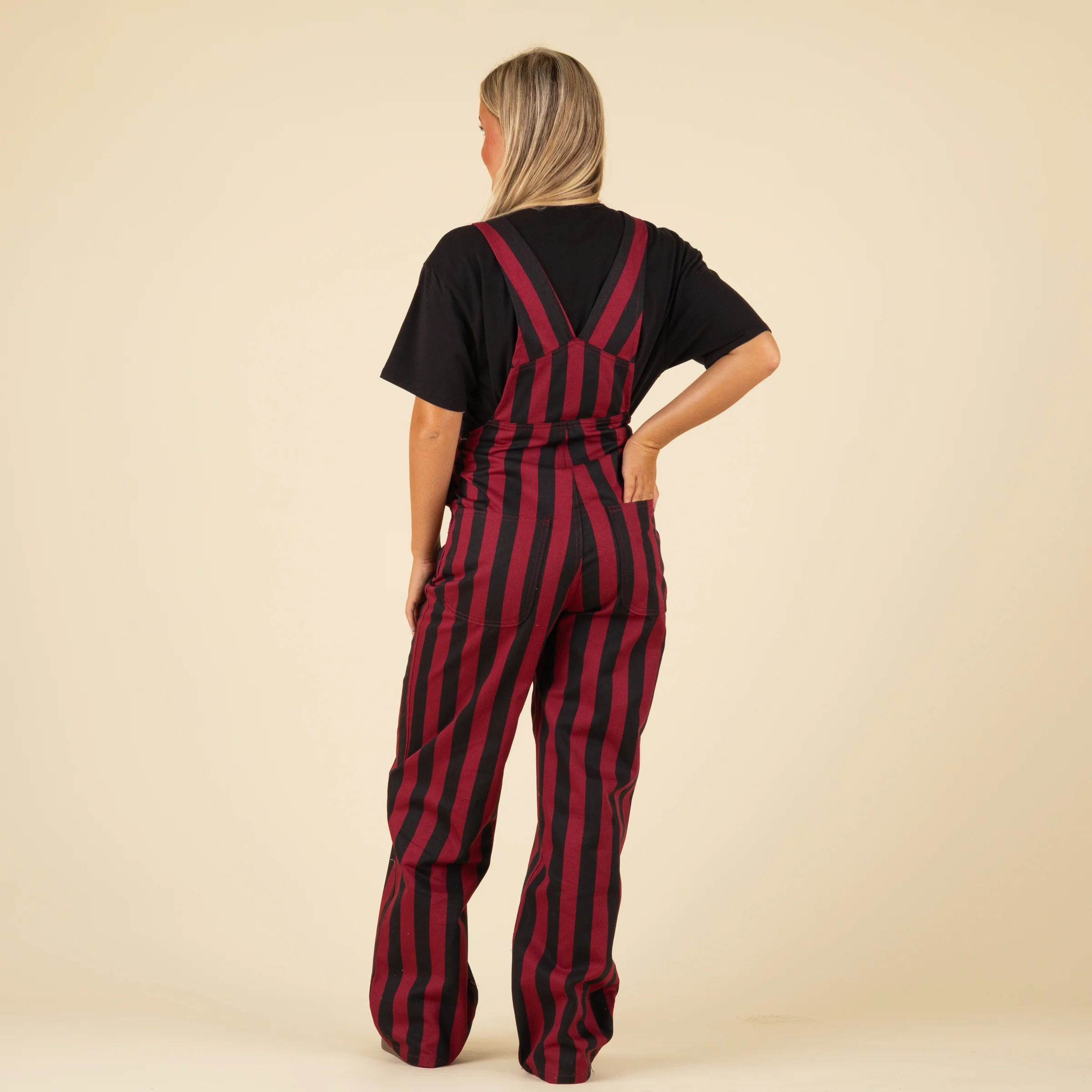 Garnet and Black Overall Bibs - Image 7