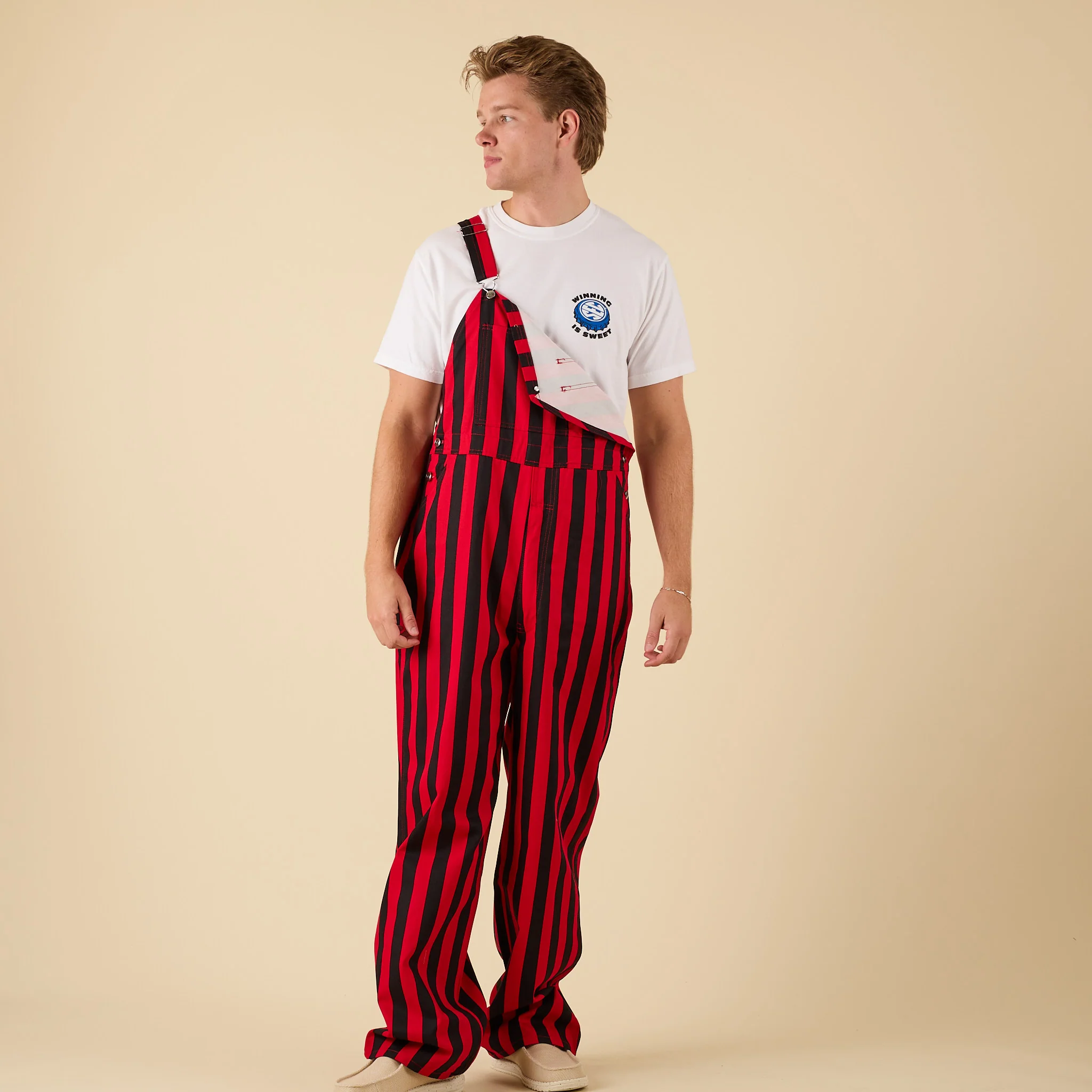 Red and Black Overall Bibs - Image 5