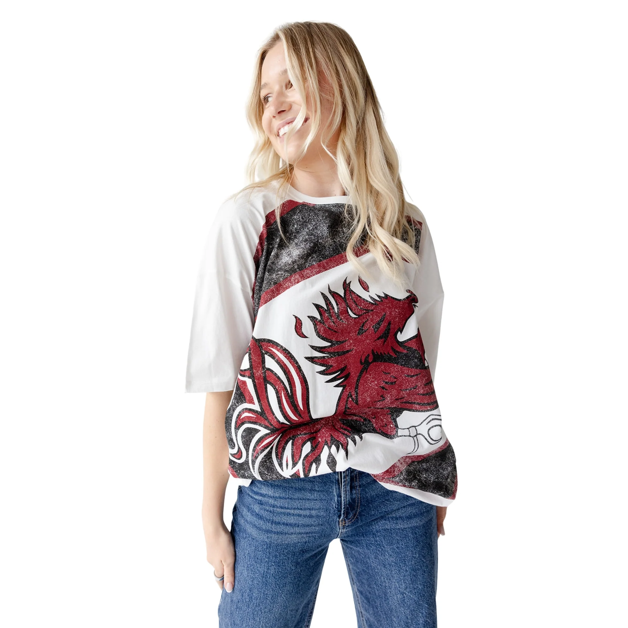 South Carolina Gamecocks Oversized Graphic T-Shirt - Image 2