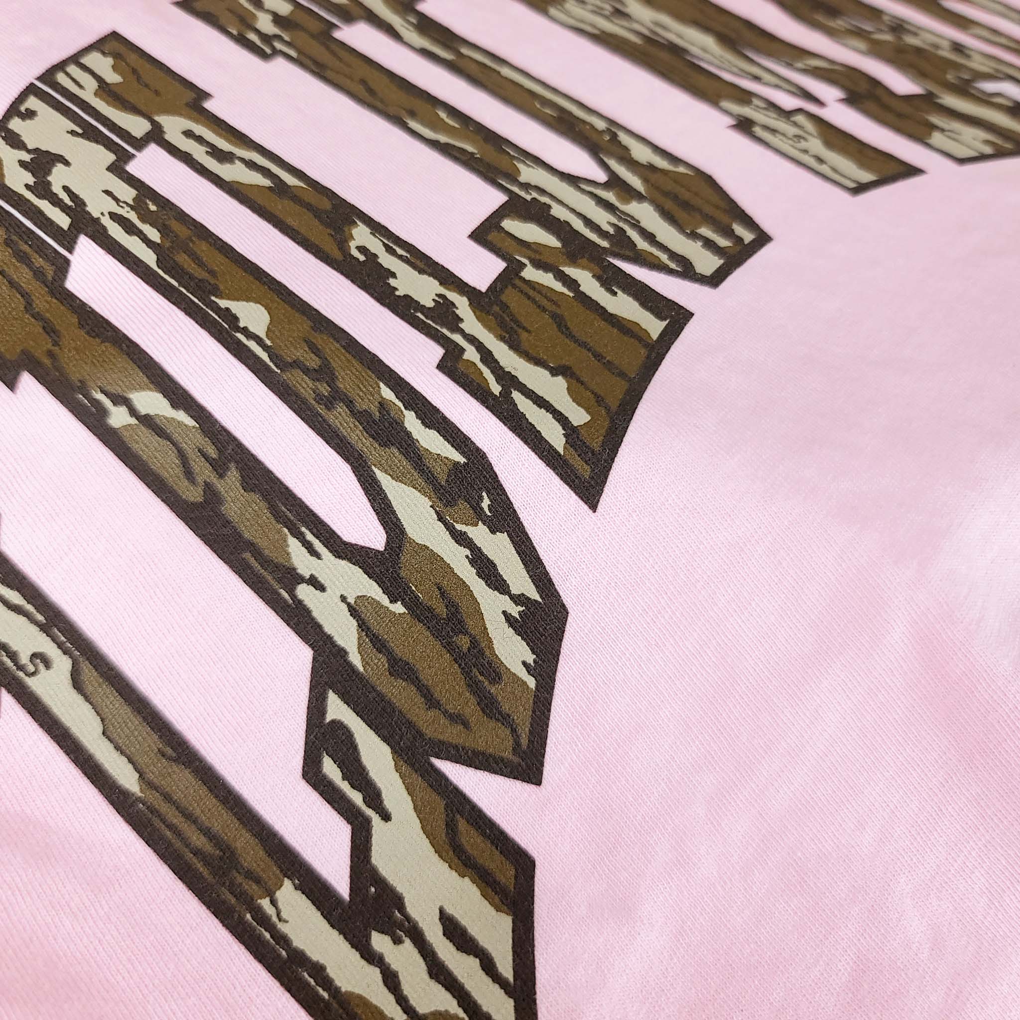 Youth Lulu Mac Short Sleeve T-Shirt in Blossom and Camo - Image 3