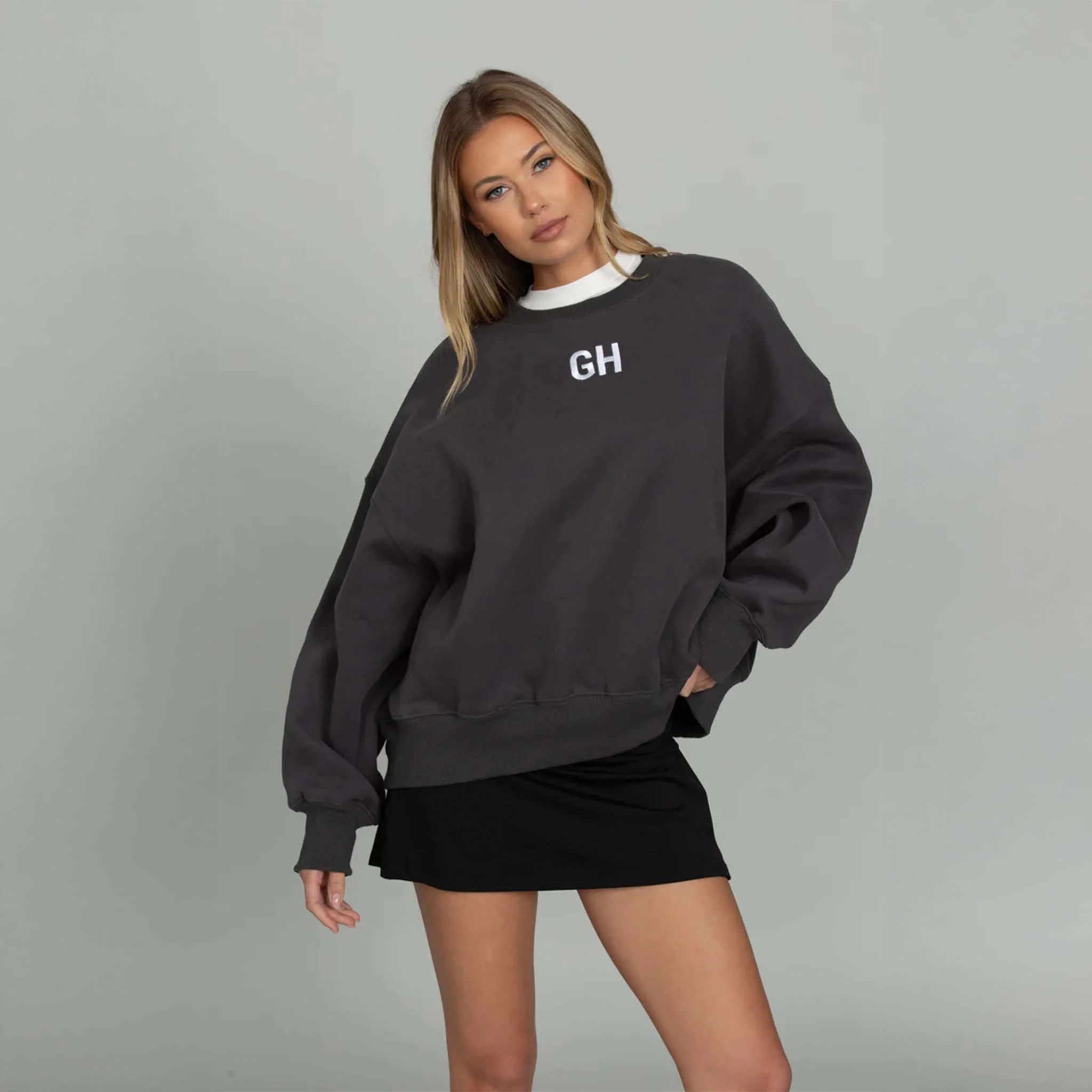 Embroidered Logo Crewneck Sweatshirt - Image 3