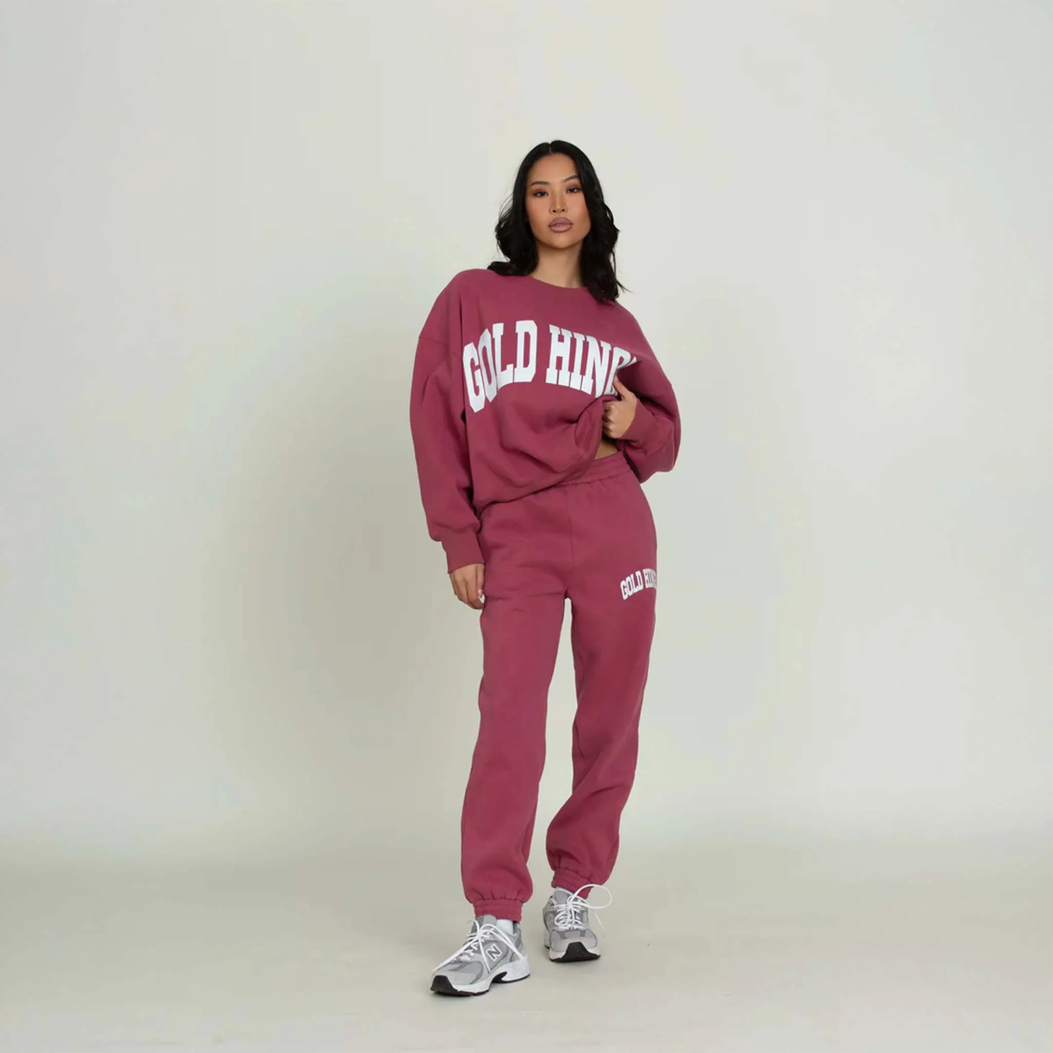 Logo Sweatpants in Pale Mulberry - Image 2