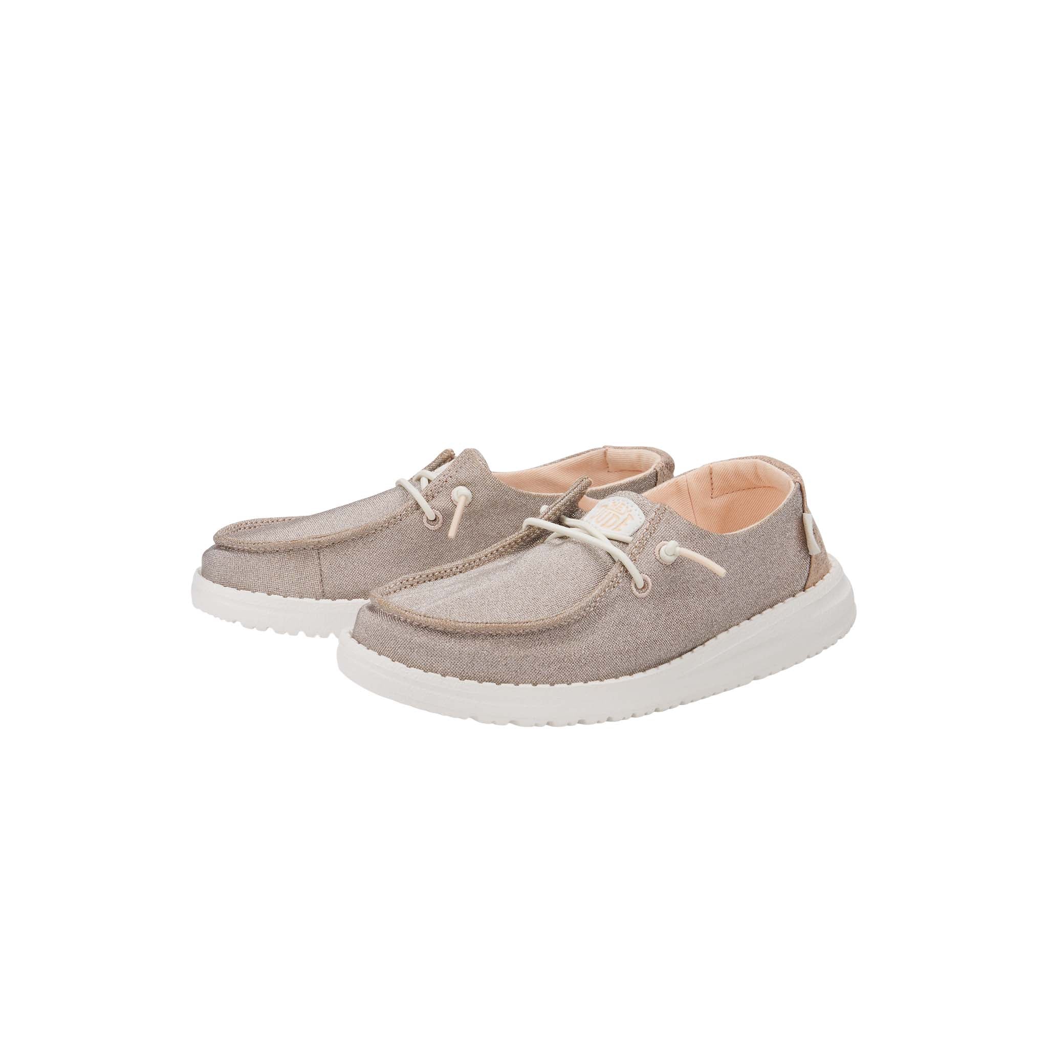 Girls Wendy Metallic Sparkle in Rose Gold
