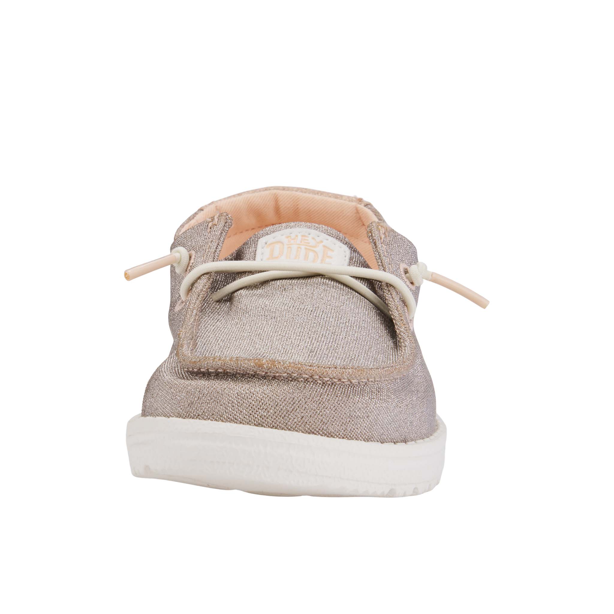 Girls Wendy Metallic Sparkle in Rose Gold - Image 5