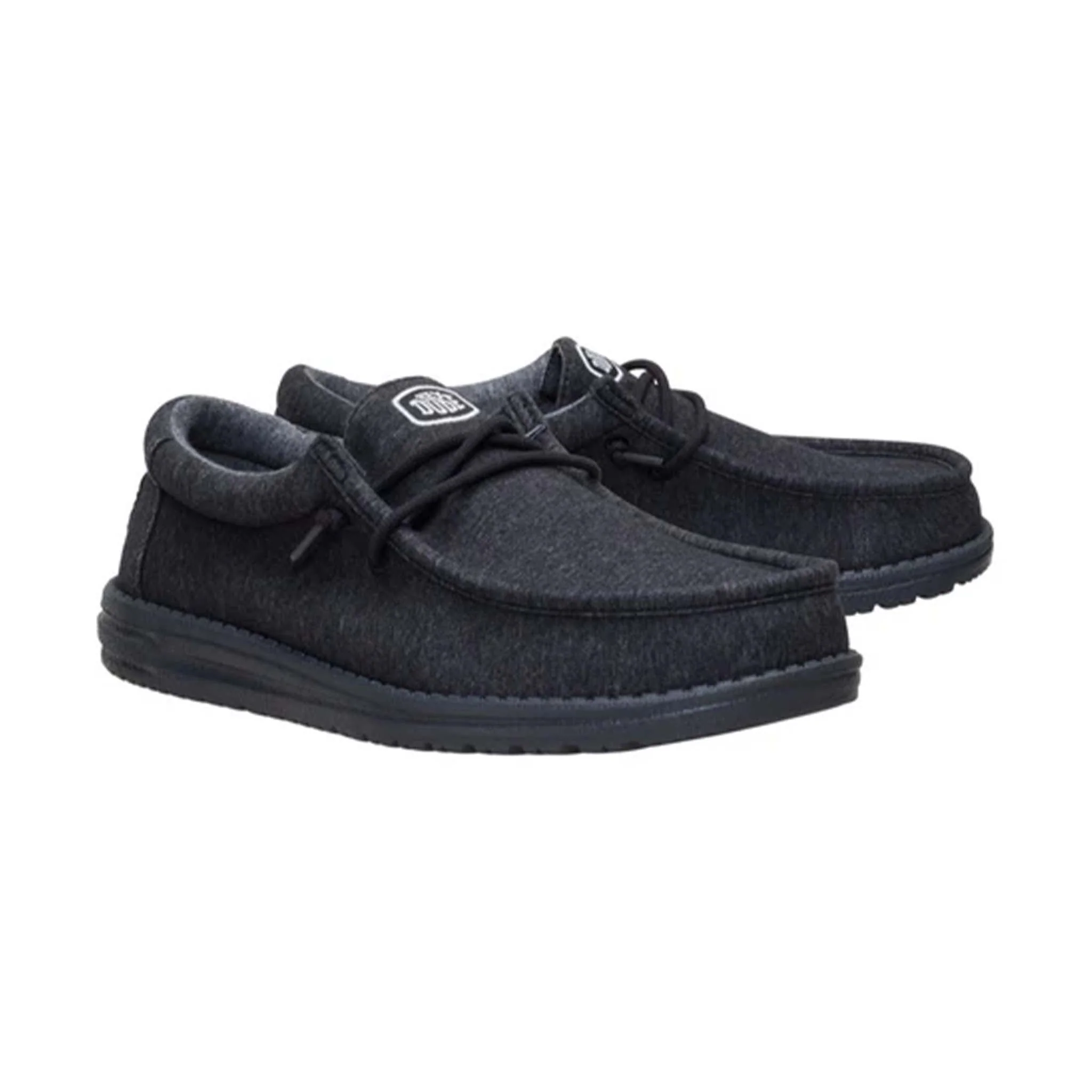 Men's Wally Stretch Jersey Shoes in Black