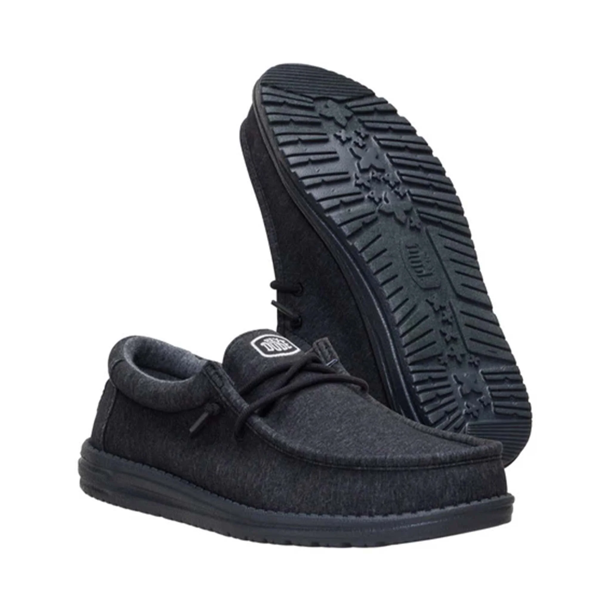 Men's Wally Stretch Jersey Shoes in Black - Image 2
