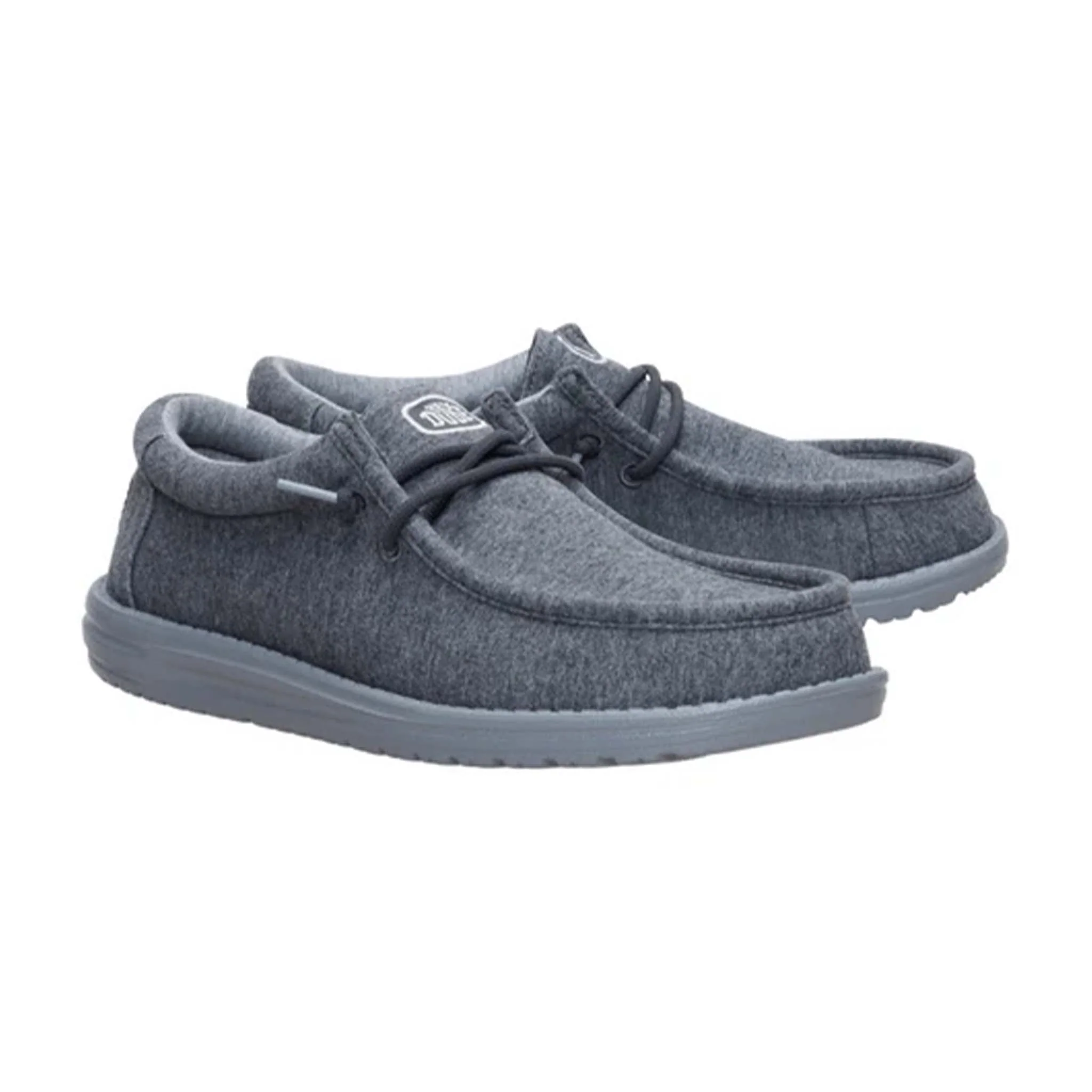 Men's Wally Stretch Jersey Shoes in Charcoal