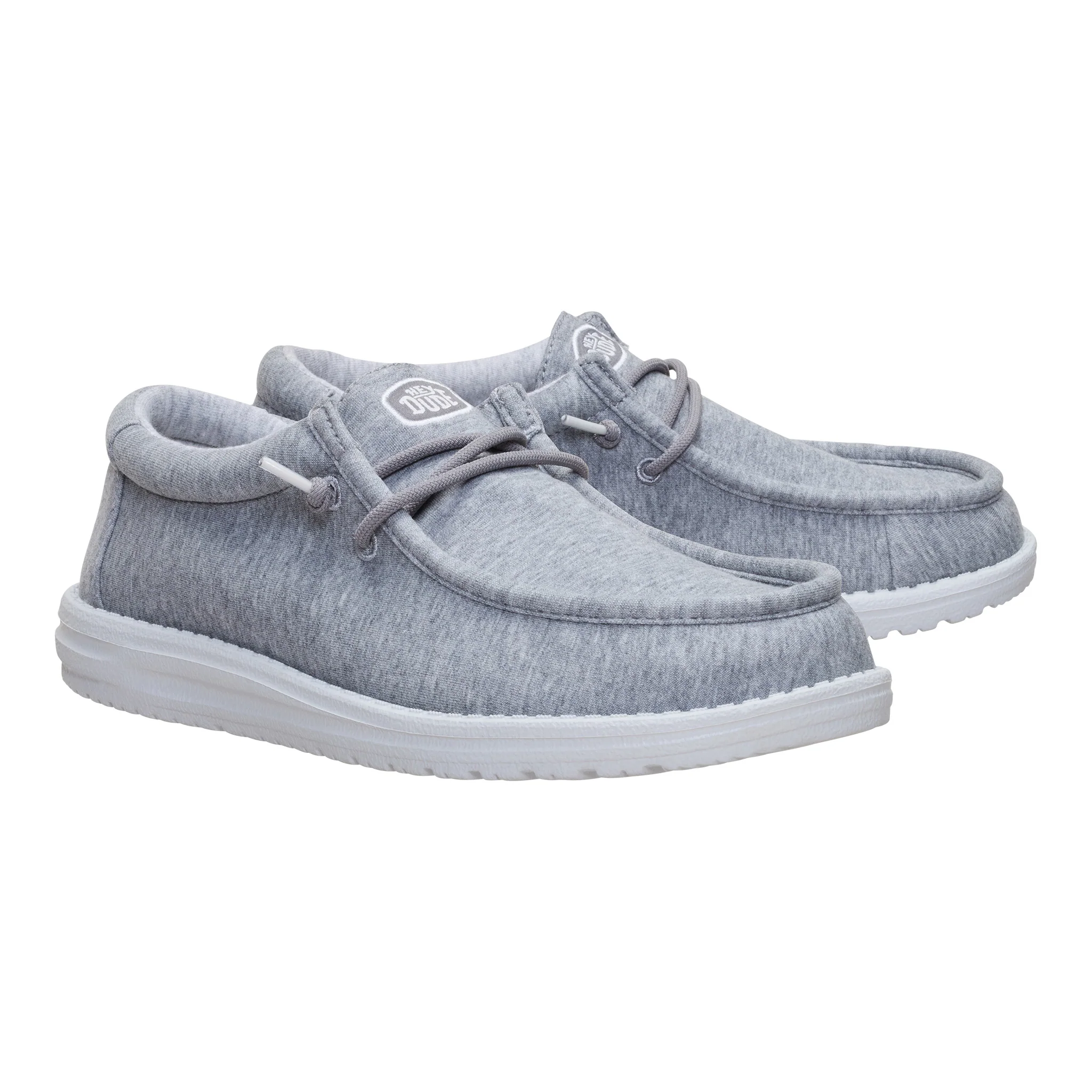 Men's Wally Stretch Jersey Shoes in Grey