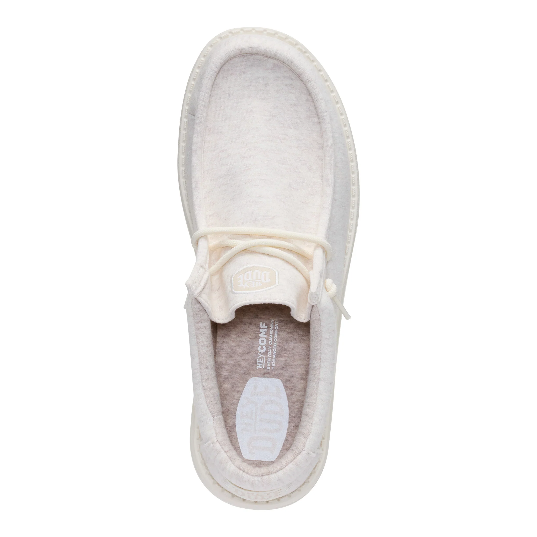 Men's Wally Stretch Jersey Shoes in Oatmeal - Image 8