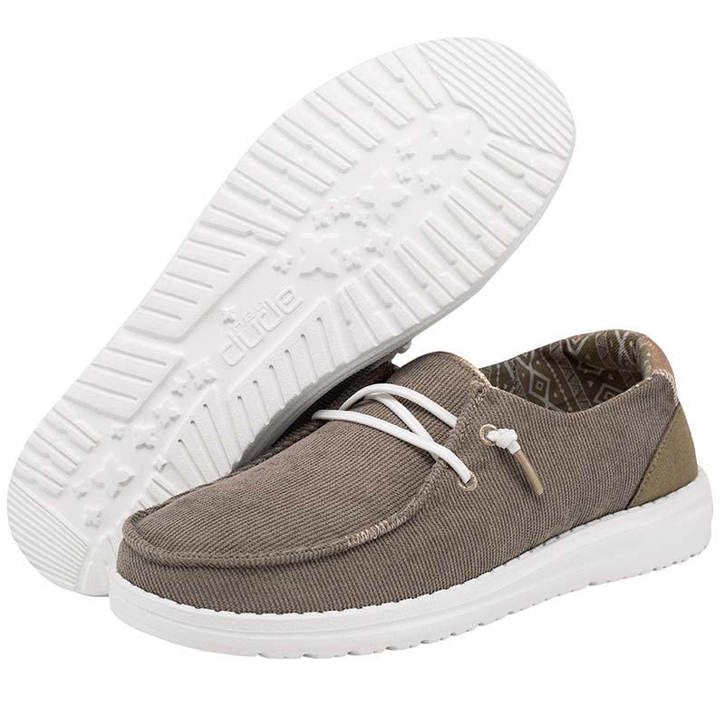 Womens Wendy Corduroy in Chestnut - Image 2