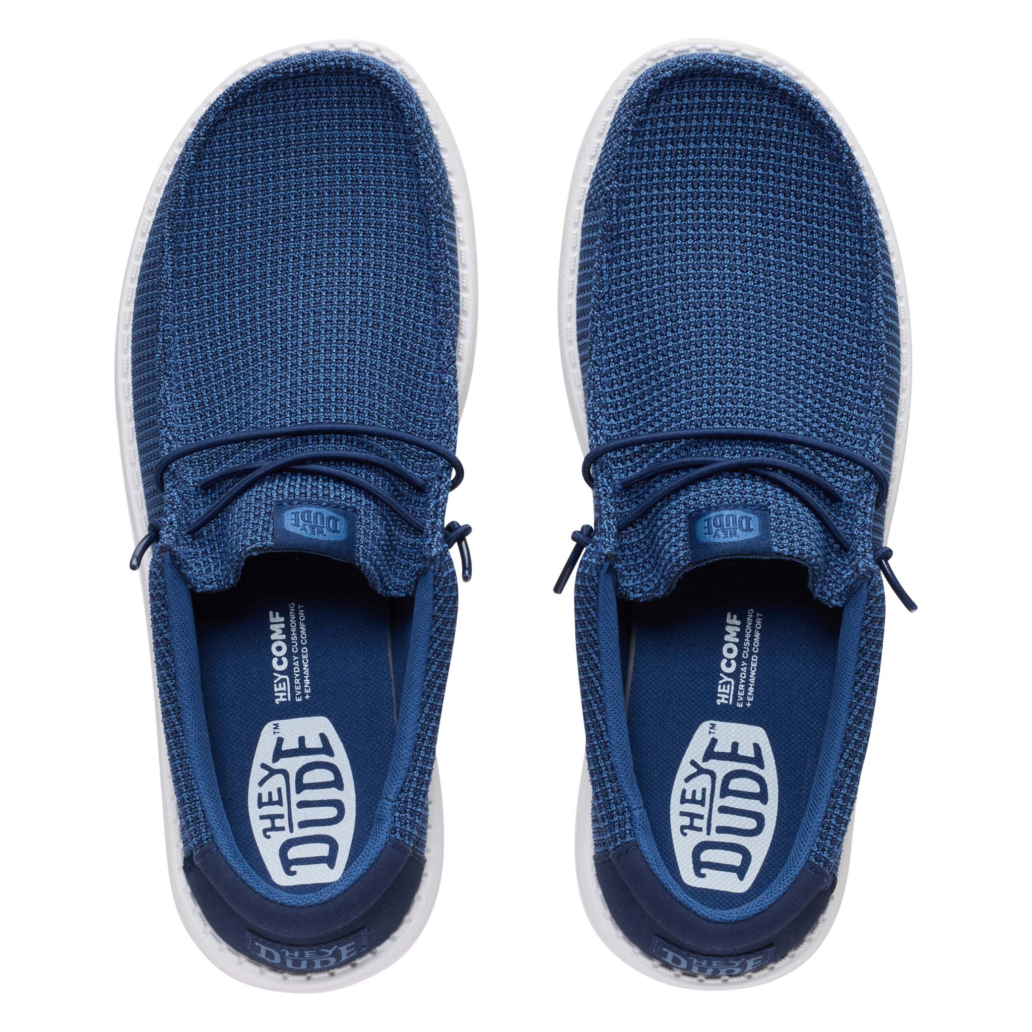 Men's Wally Stretch Jersey Shoes in Navy - Image 3