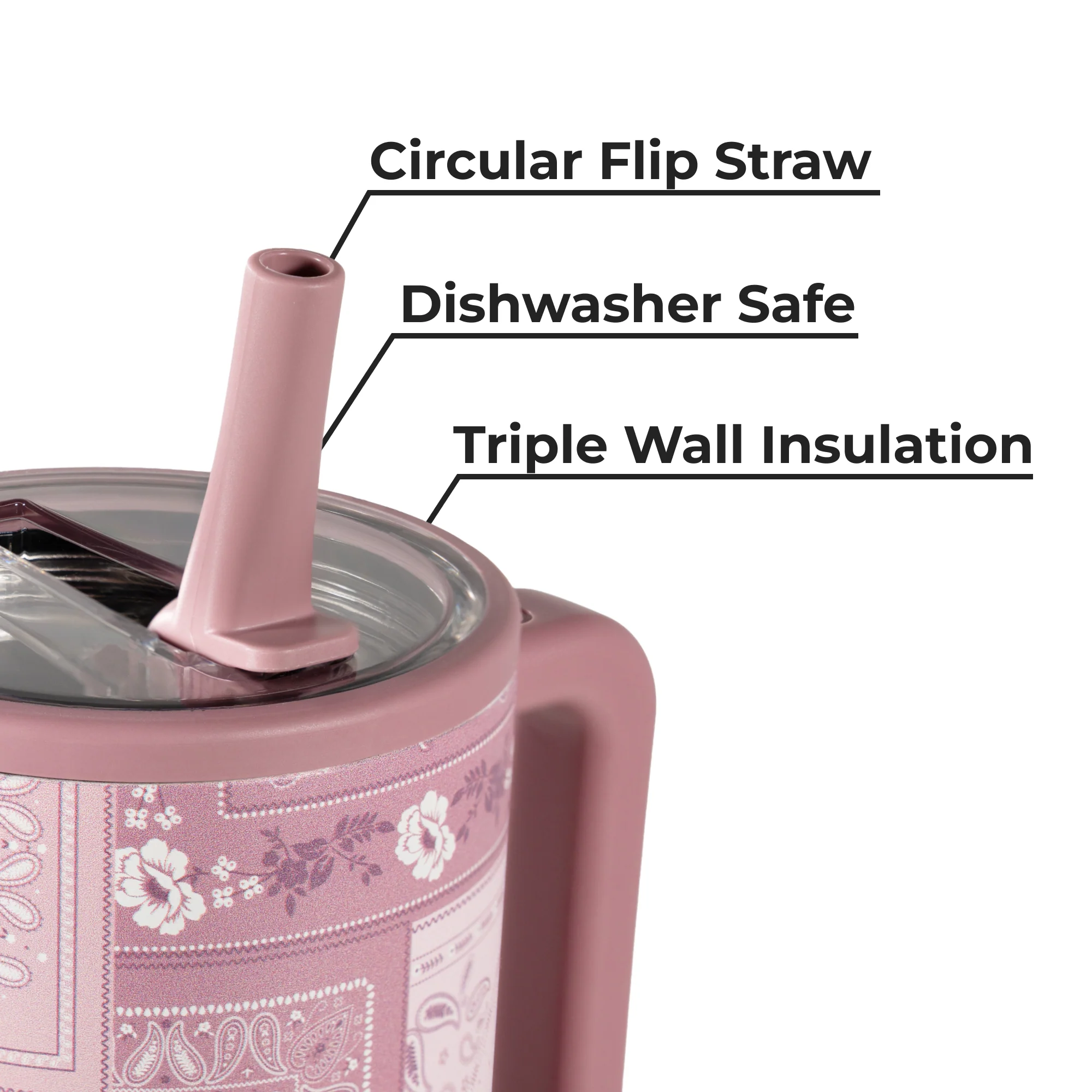 Traveler 32oz Tumbler in Bandana - Image 6