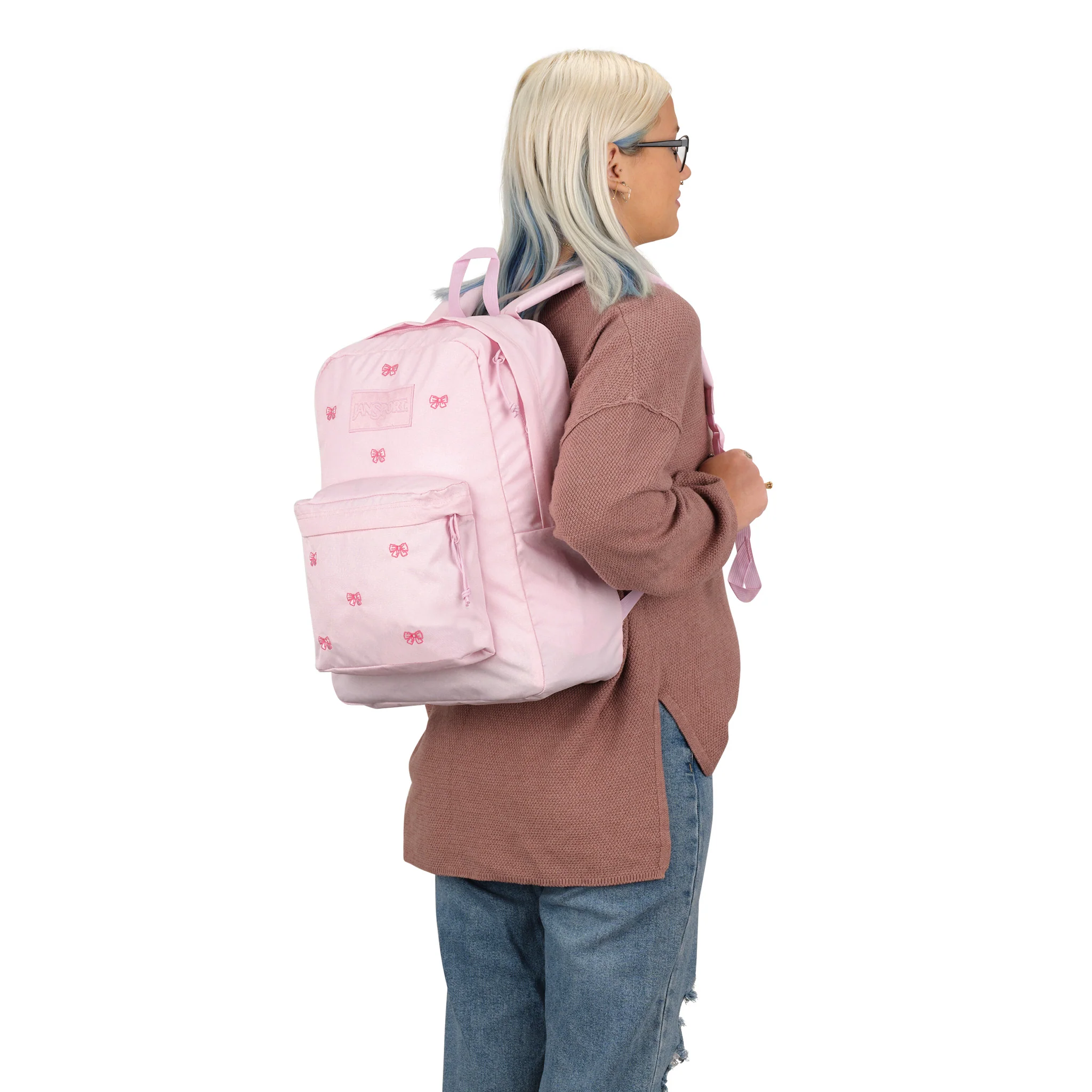 SuperBreak® Plus Backpack in Embroidered Bows - Image 8