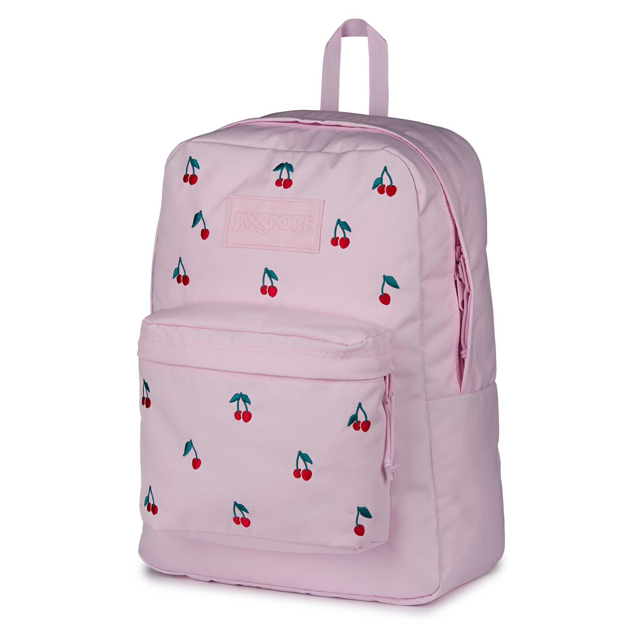 SuperBreak® Plus Backpack in Pink Ice Cherry Embroidery - Image 2