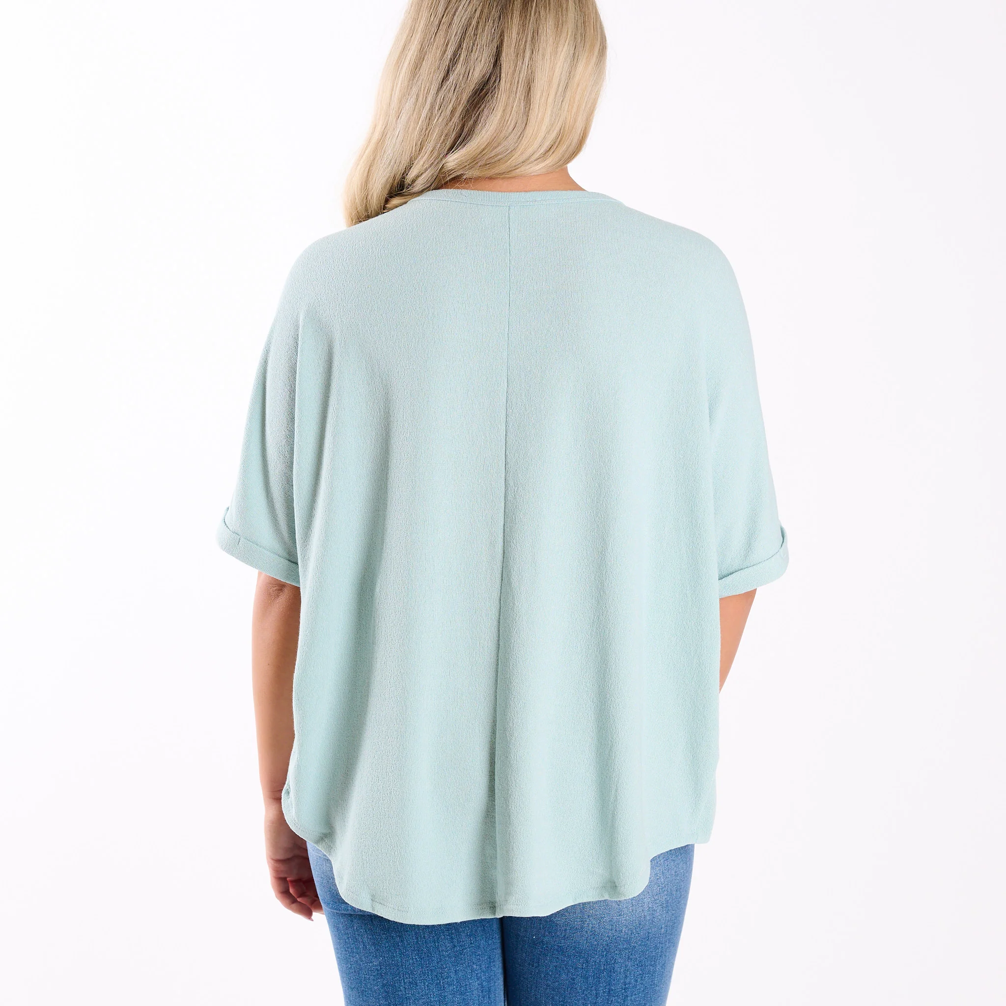 Crepe Swing Short Sleeve Top - Image 13