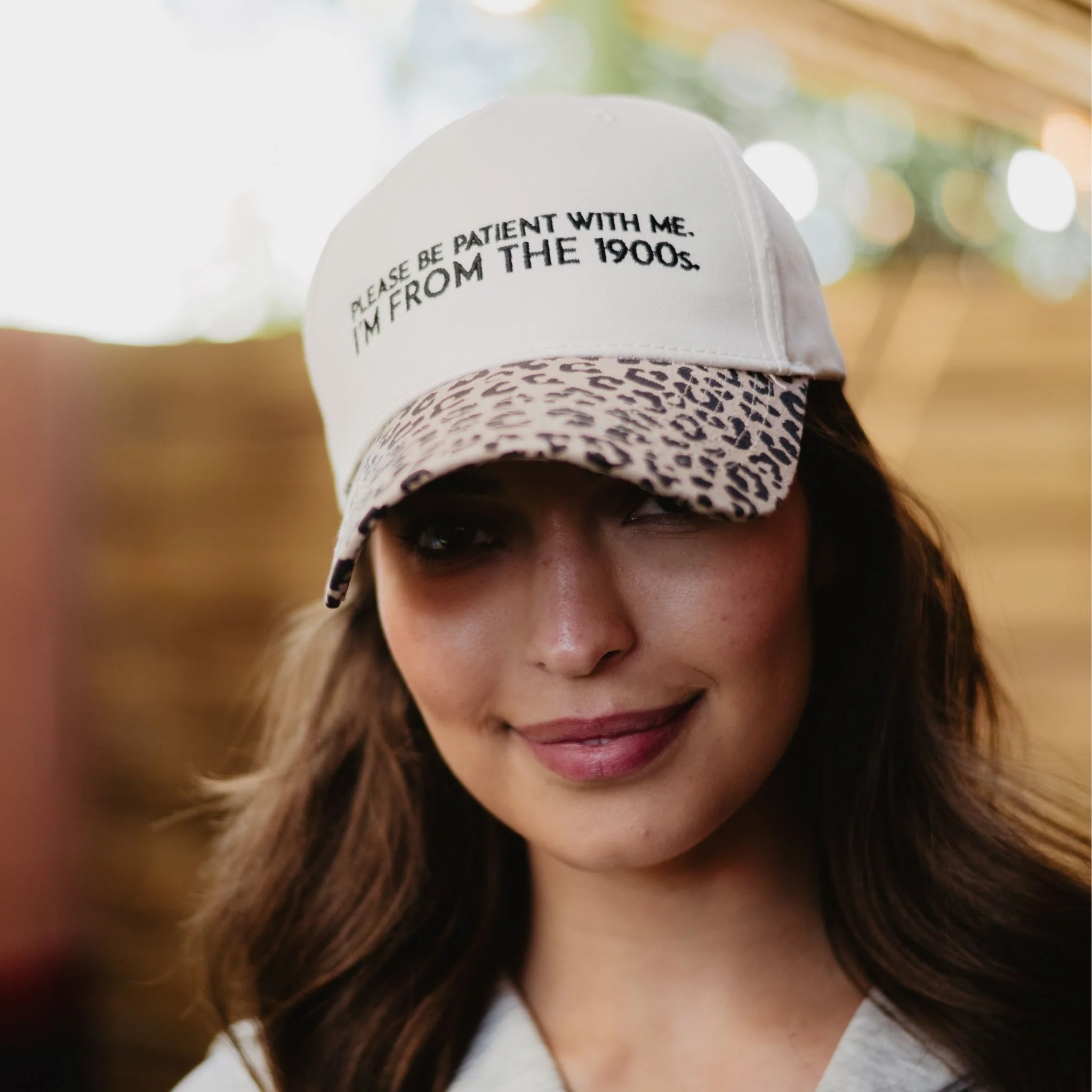 From the 1900's Leopard Bill Hat - Image 2