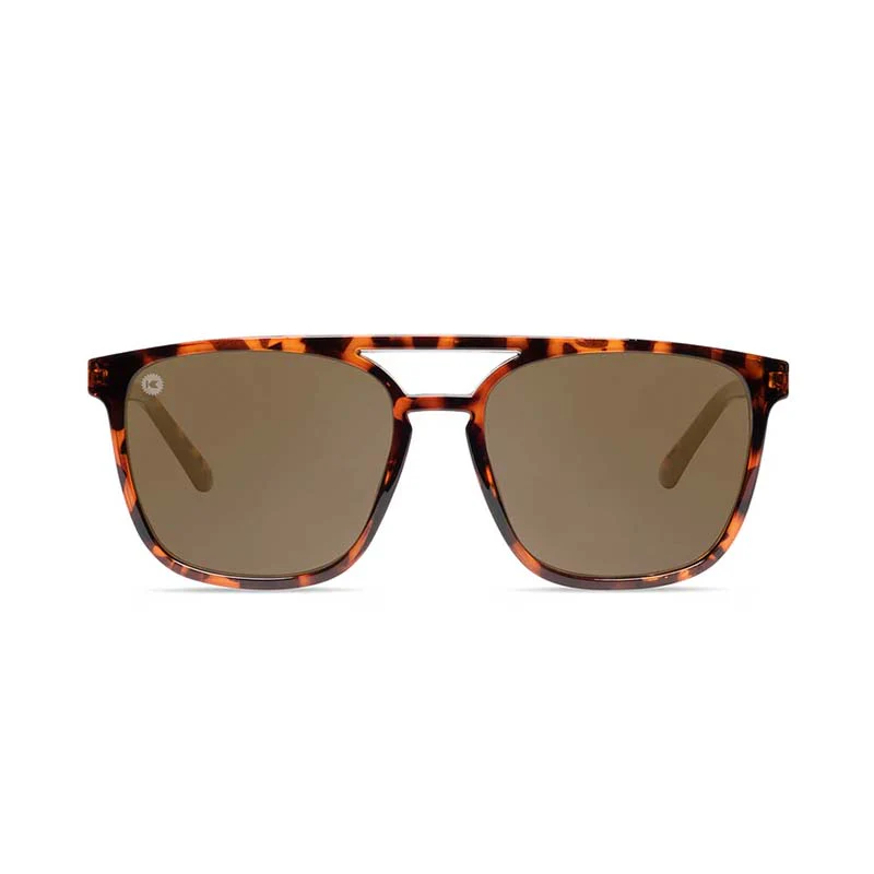 Men's Knockaround® Brightsides Sunglasses in Tortoise Shell and Amber - Image 2