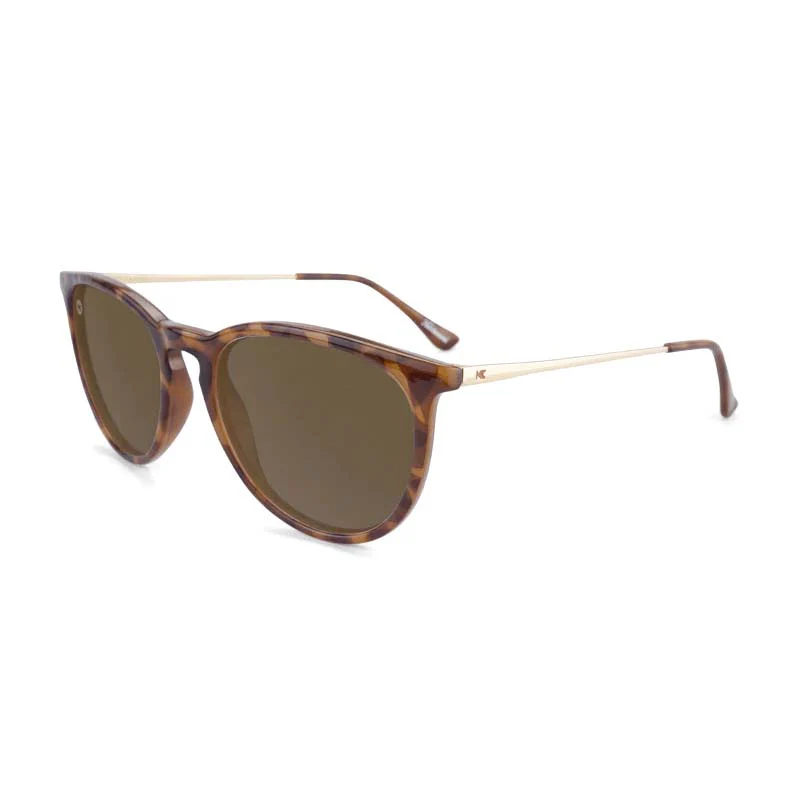 Knockaround® Mary Janes Sunglasses in Glossy Blonde Tortoise and Amber - Image 3