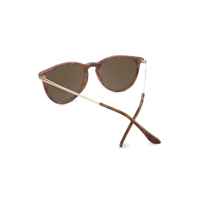 Knockaround® Mary Janes Sunglasses in Glossy Blonde Tortoise and Amber - Image 4