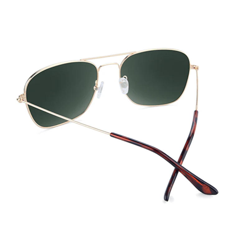 Knockaround® Mount Evans Sunglasses in Gold and Aviator Green - Image 4