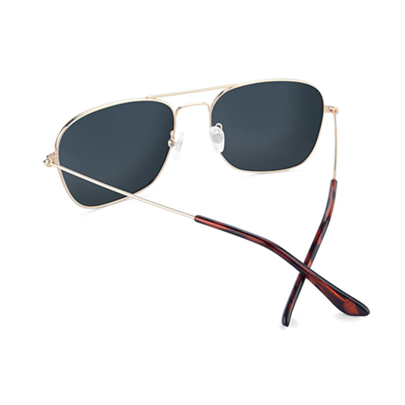 Knockaround® Mt. Evans Sunglasses in Gold and Sky Blue - Image 4