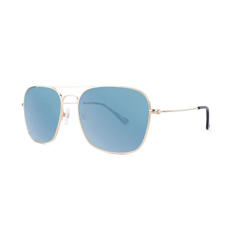 Knockaround® Mt. Evans Sunglasses in Gold and Sky Blue - Image 5