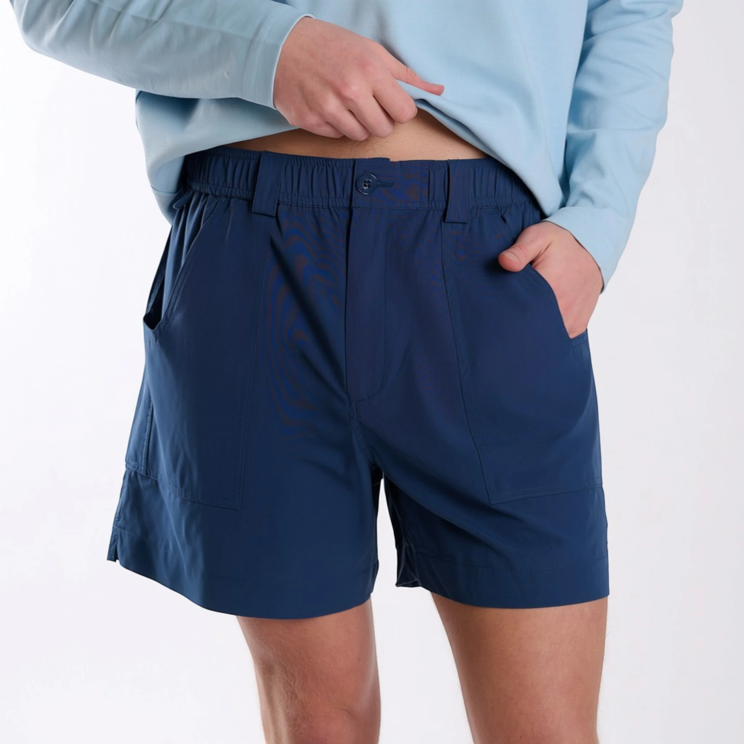 6 Inch Chum Shorts in Navy
