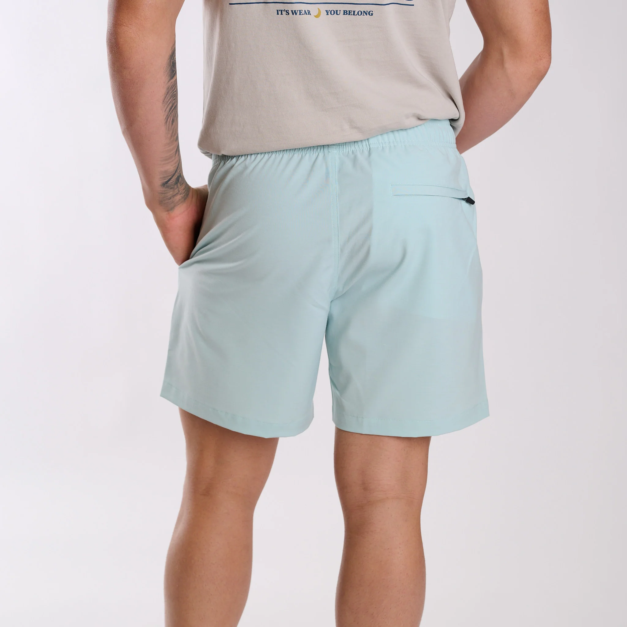 Bayview Swim Trunks in Mint - Image 5
