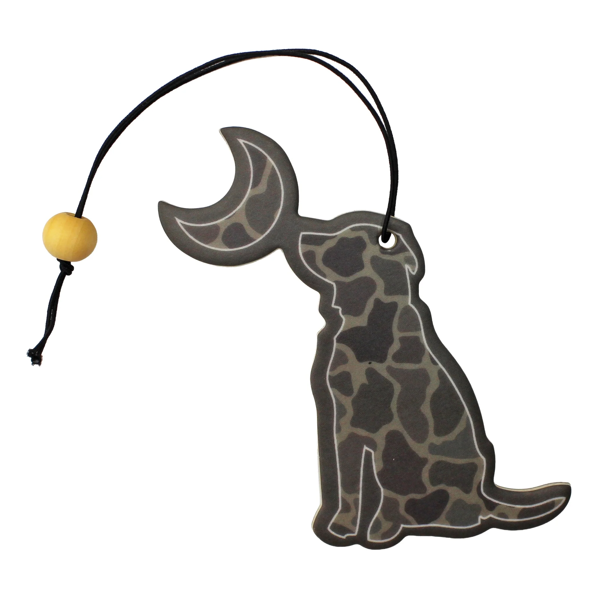 Brush Camo Dog & Moon Air Freshener