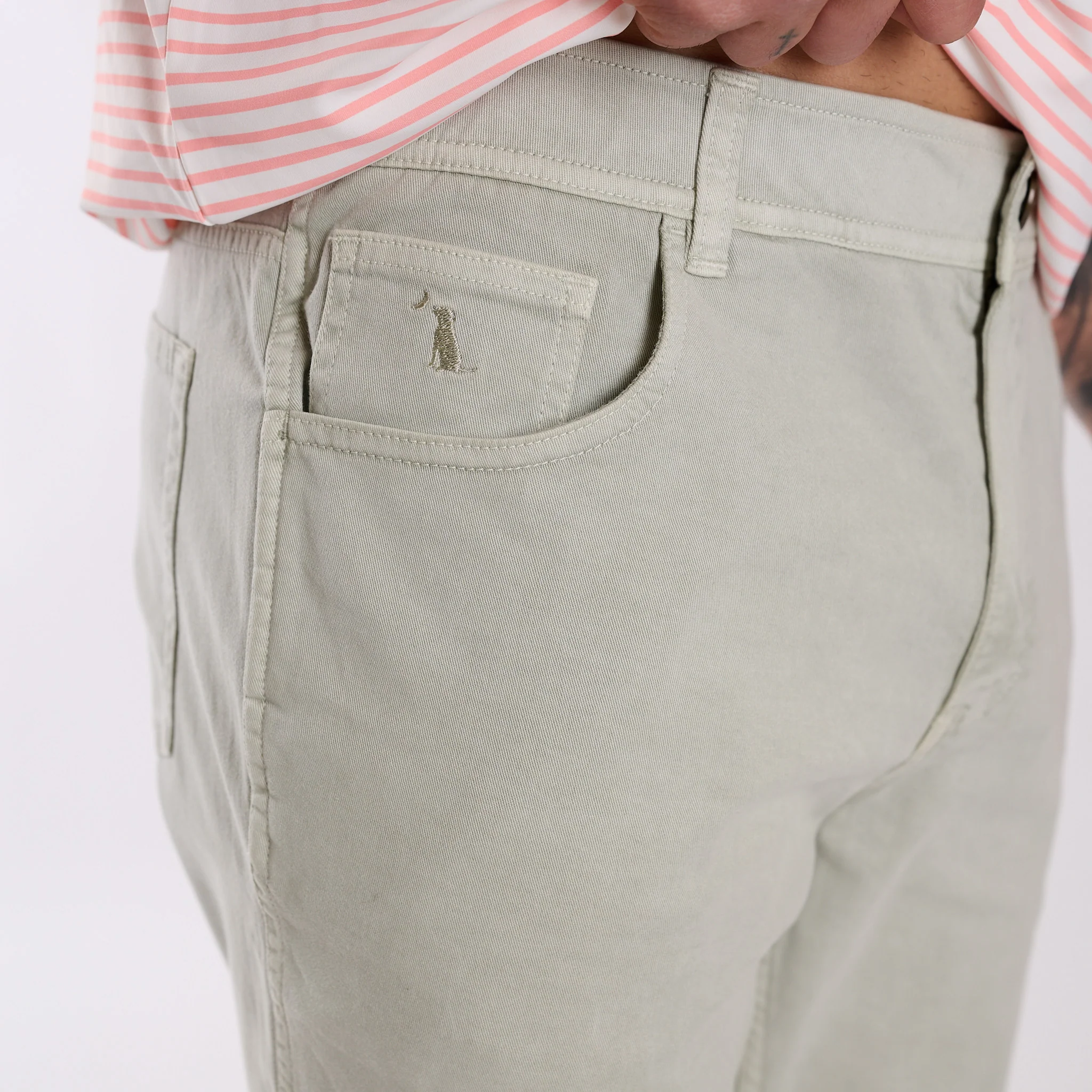 Charter Pants in Oyster - Image 2