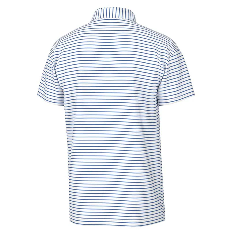 Edisto Stripe Polo in Marina - Image 2