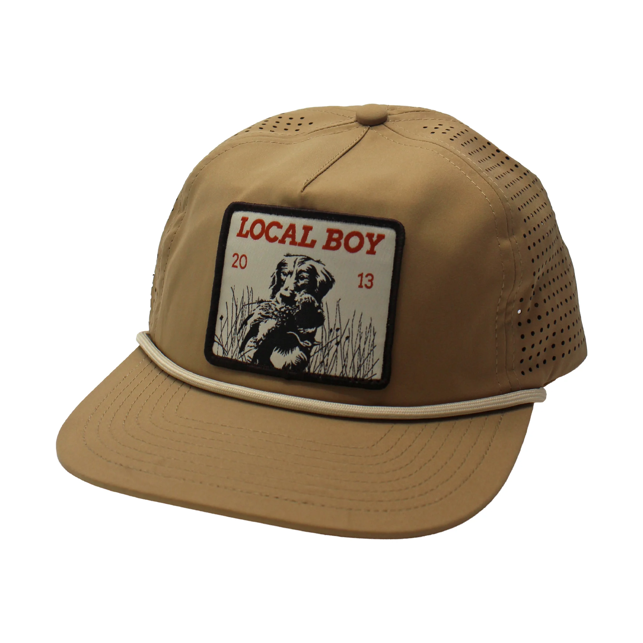 Golden Hour Perforated Low Profile Rope Hat