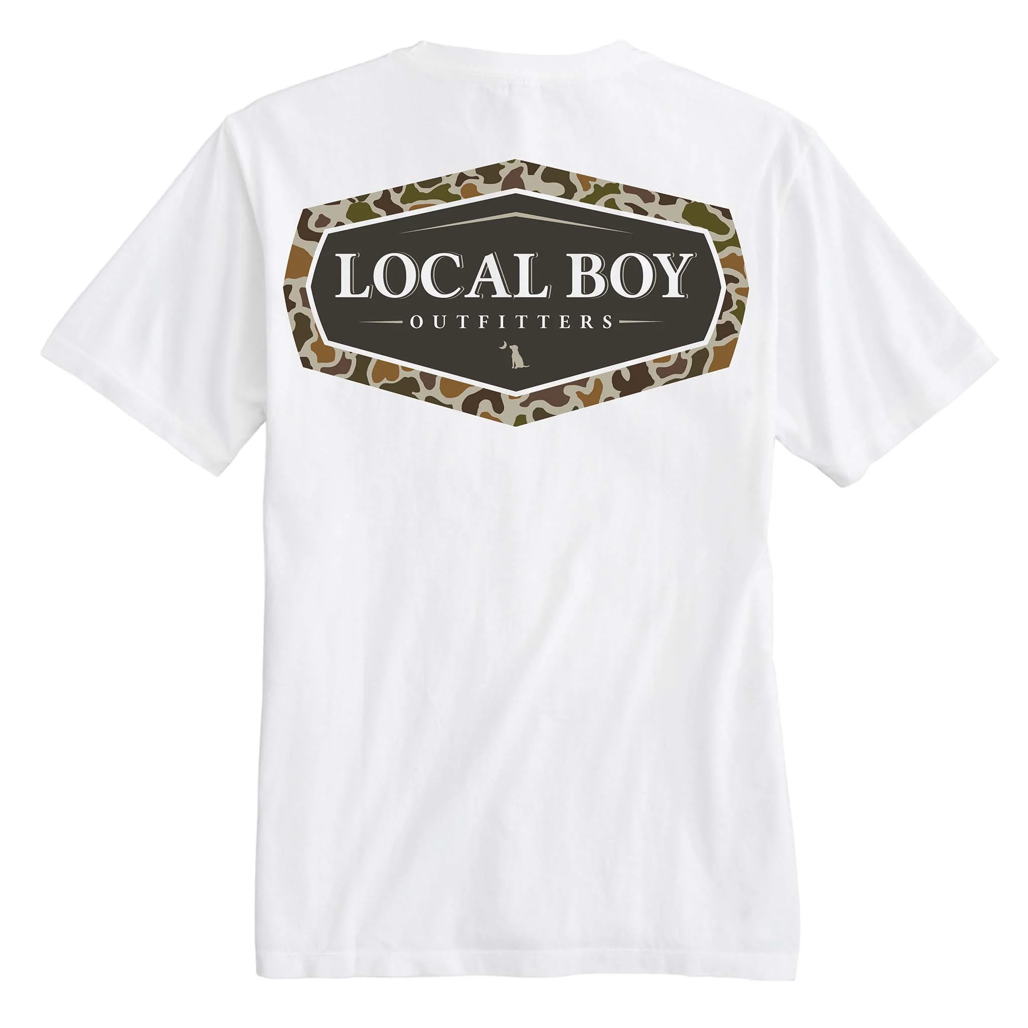 Vintage Emblem Short Sleeve T-Shirt in White