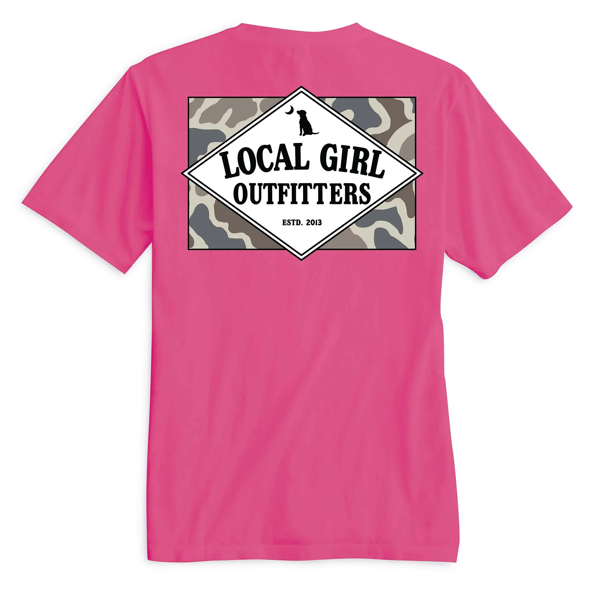 Local Girl Founders Flag Short Sleeve T-Shirt in Crunchberry