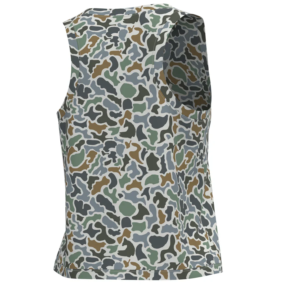 Local Girl Muscle Tank in Forest Localflage Bluff - Image 2
