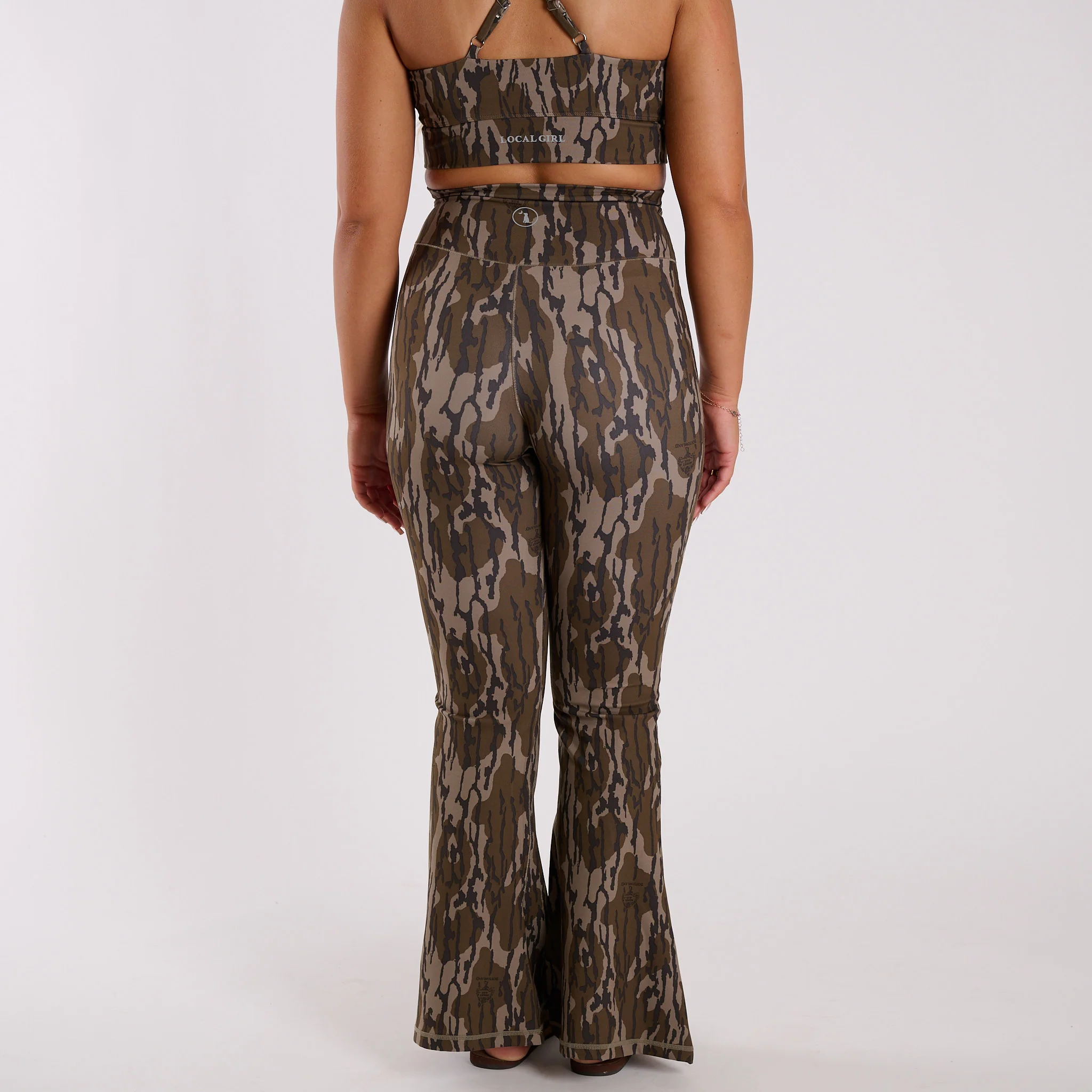 High Waisted Flare Leggings in Original Bottomland - Image 3