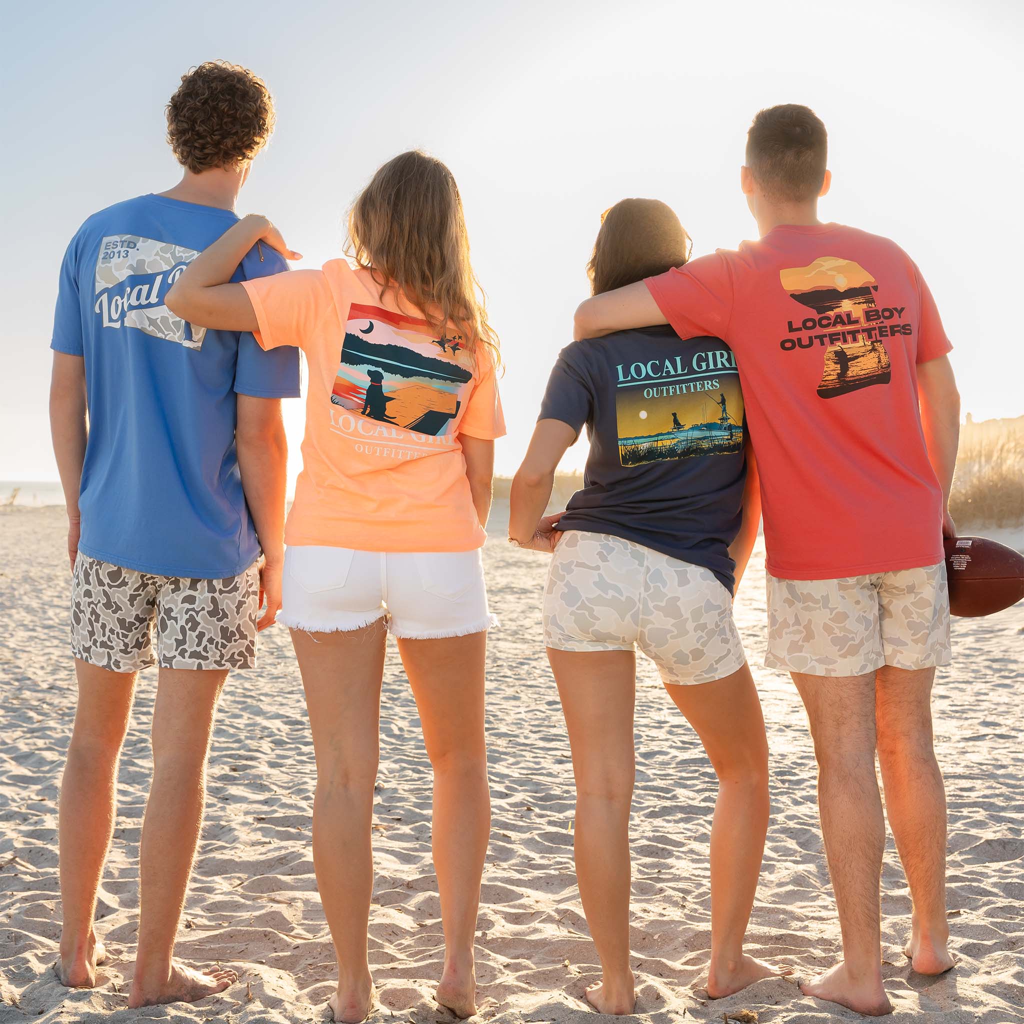 Saltwater Camo Flag Short Sleeve T-Shirt - Image 2