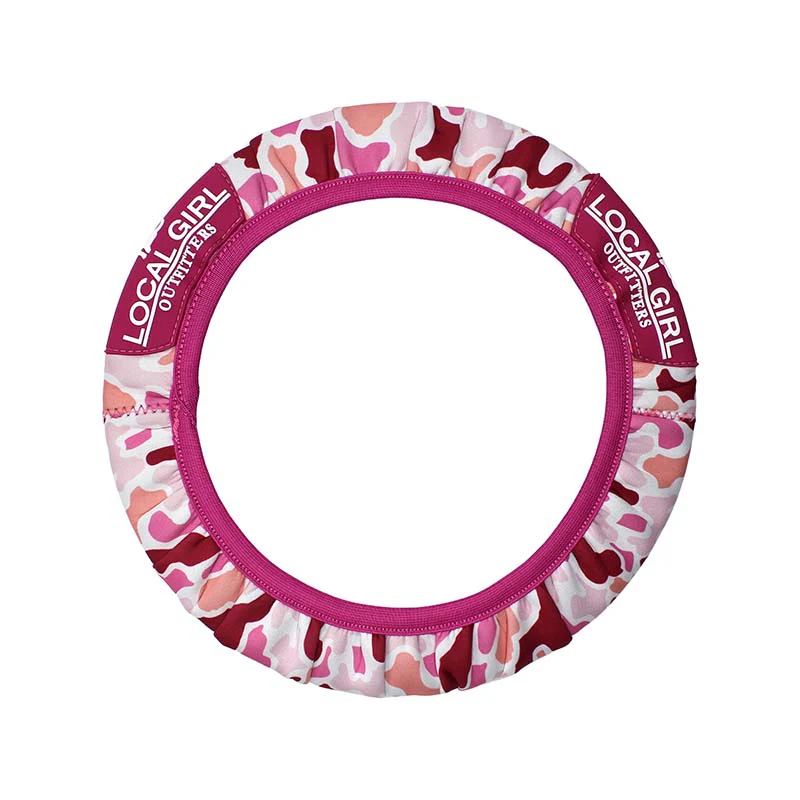 Local Girl Steering Wheel Cover in Pink Localflage