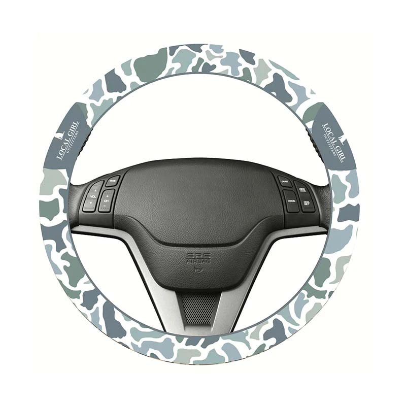 Local Girl Steering Wheel Cover in Localflage Coast