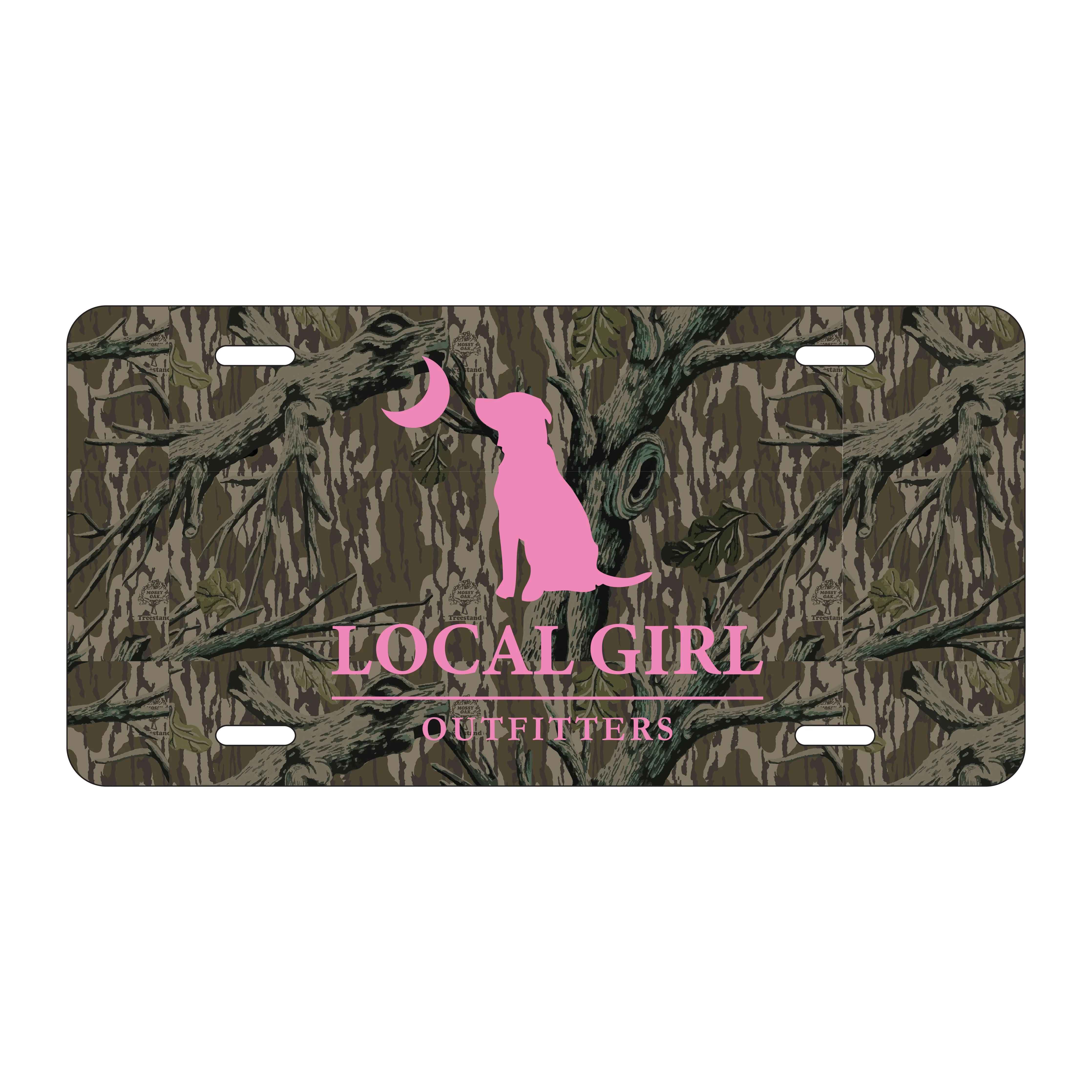 Treestand Camo License Plate
