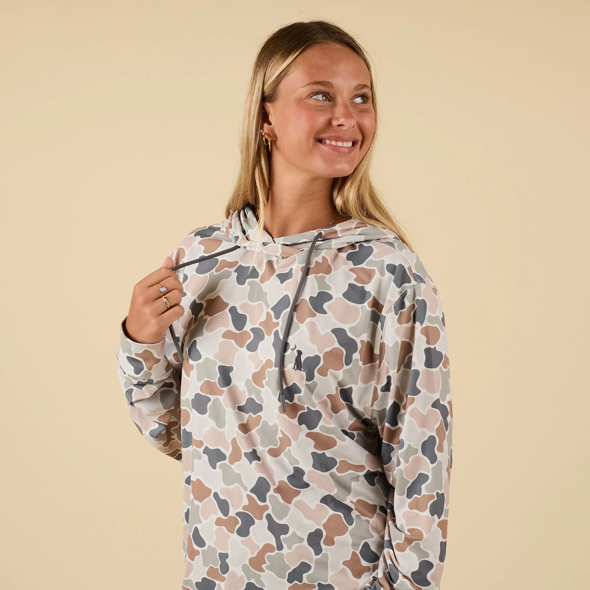 Women's Hemlock Hoodie in Flora Camo - Image 2