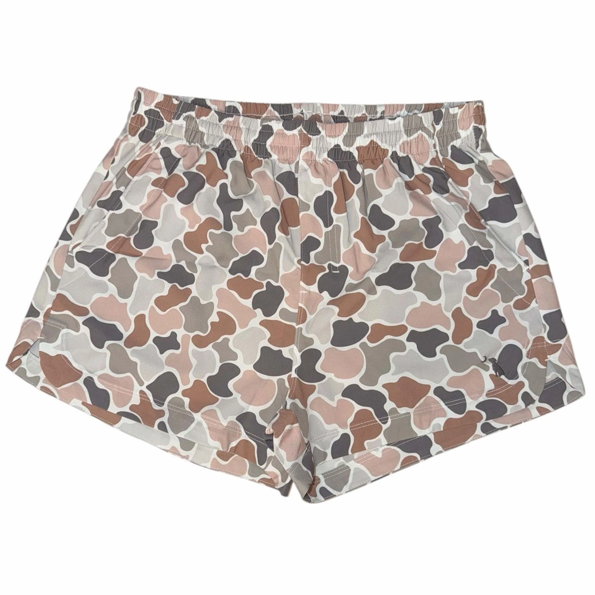 Women's Volley Shorts in Flora Forest Camo - Image 5