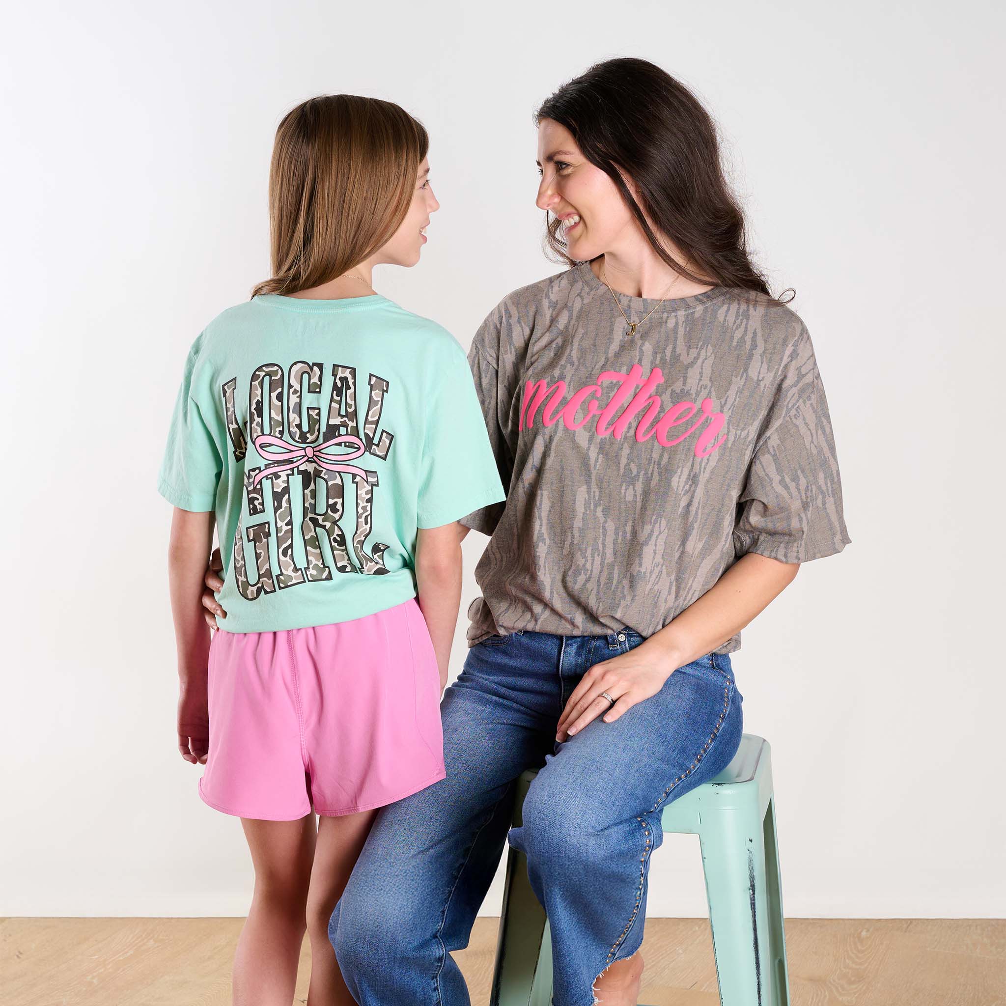 Youth Bow Logo Short Sleeve T-Shirt - Image 2