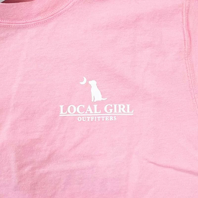 Local Girl Youth Camo Banner Short Sleeve T-Shirt - Image 2
