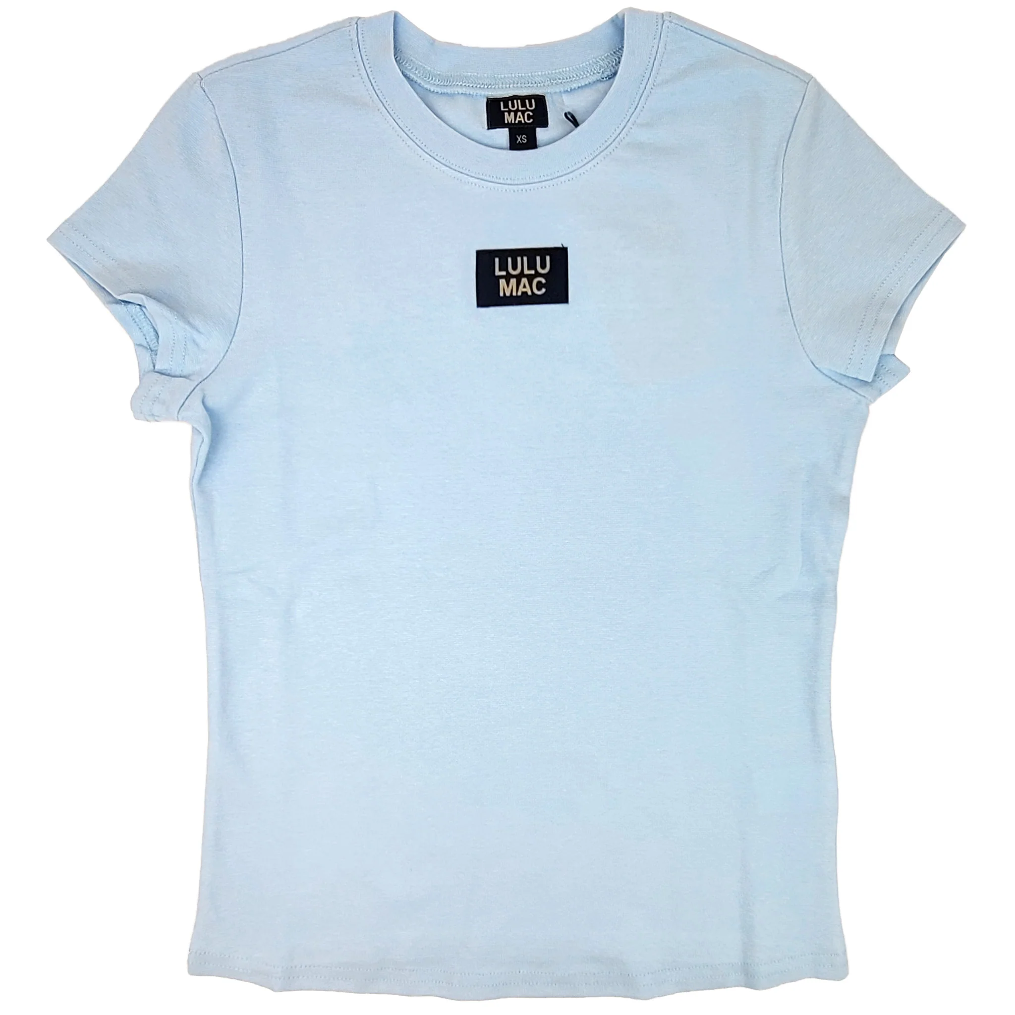 Lulu Mac Baby Tee in Light Blue