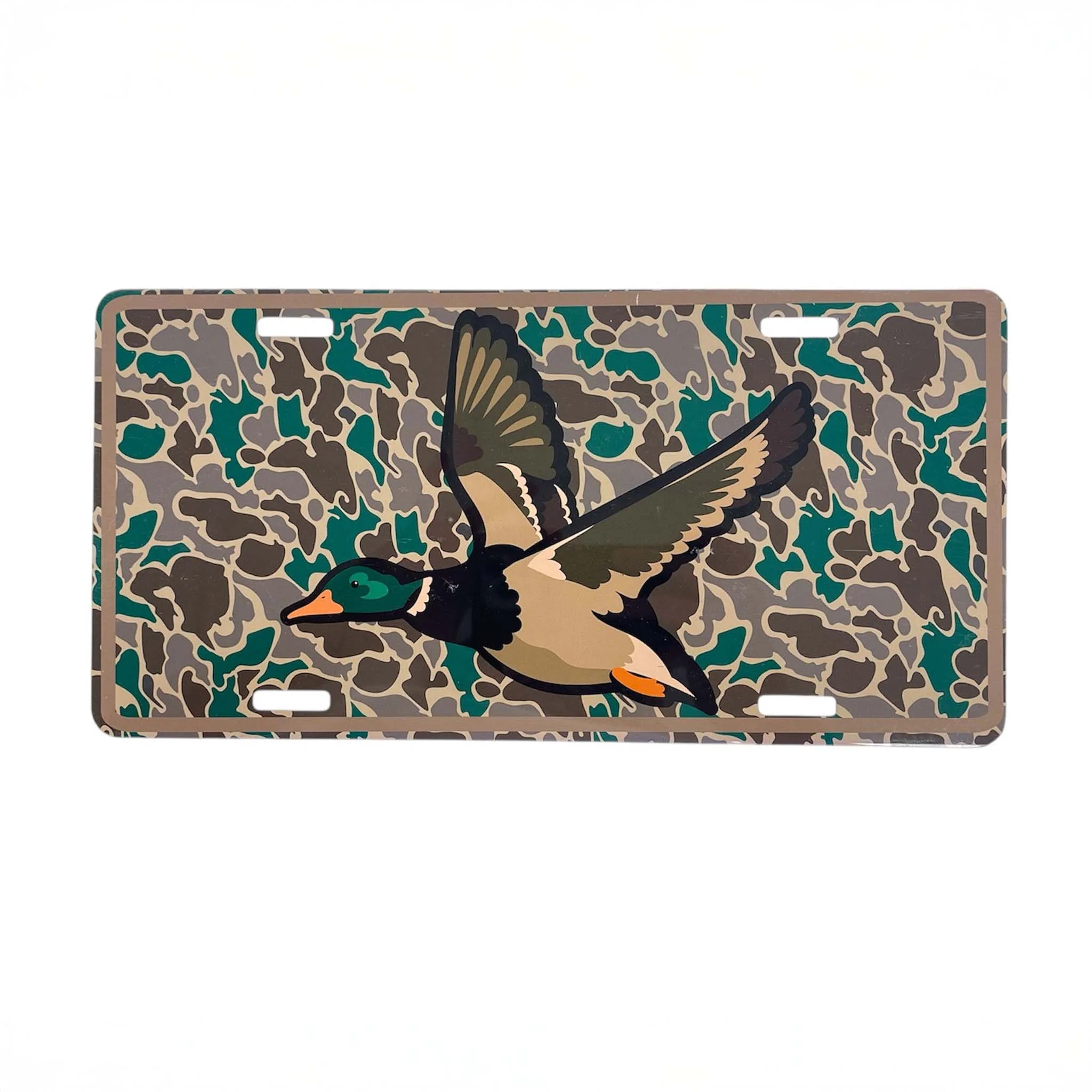 Mallard Camo License Plate