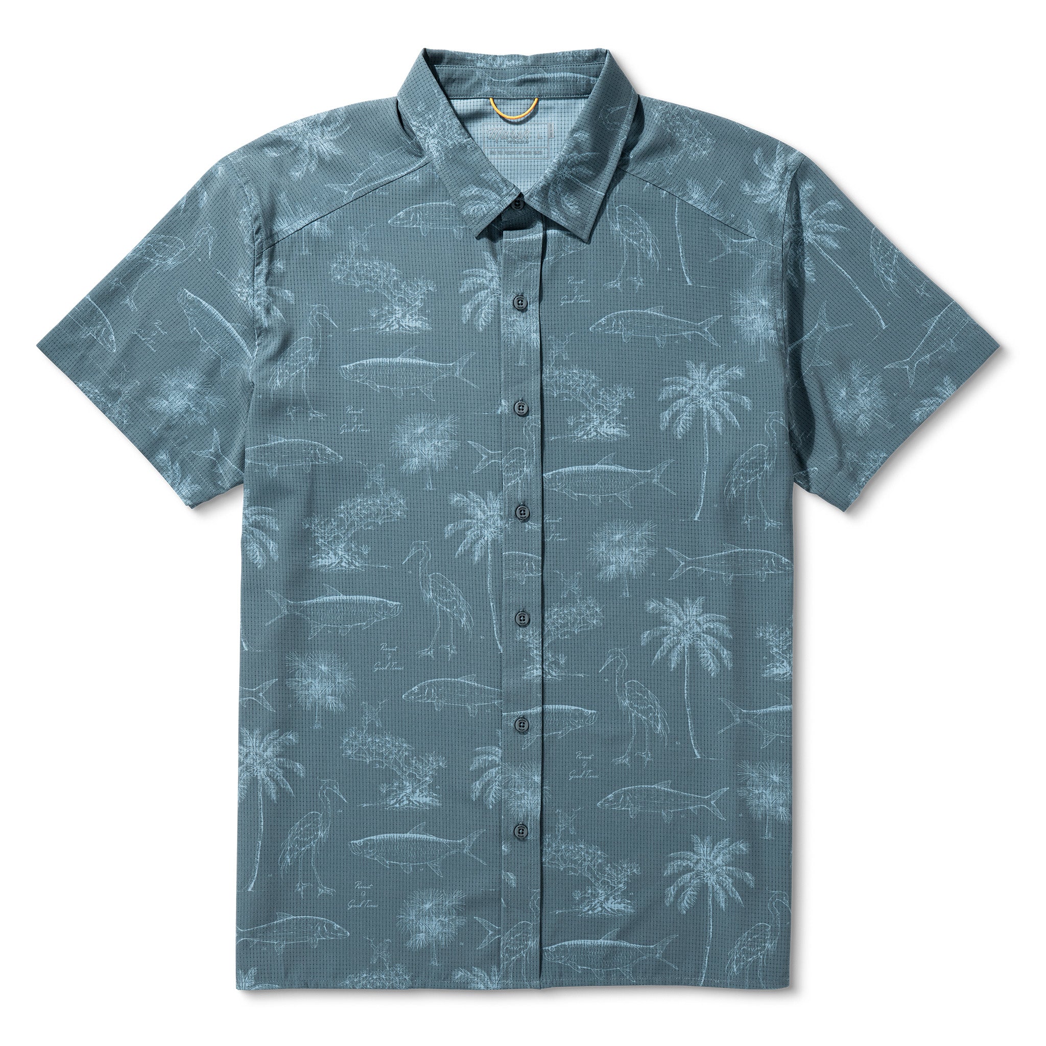 BreezeWeave Short Sleeve Button Down Shirt