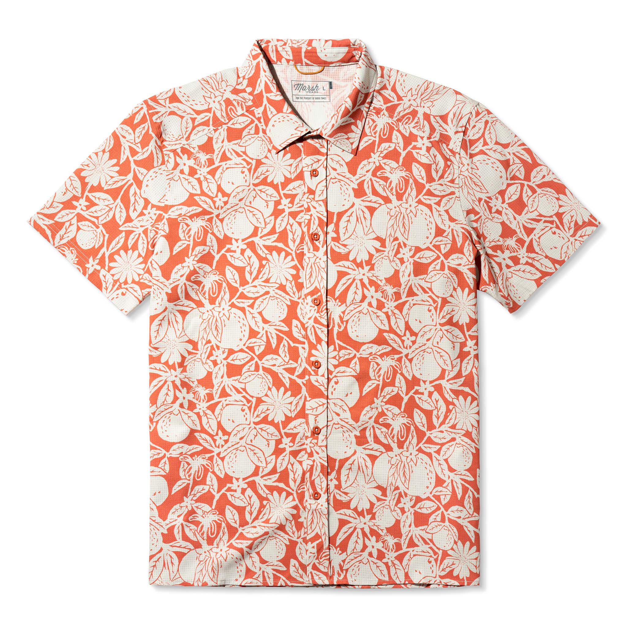 BreezeWeave Short Sleeve Button Down Shirt - Image 3